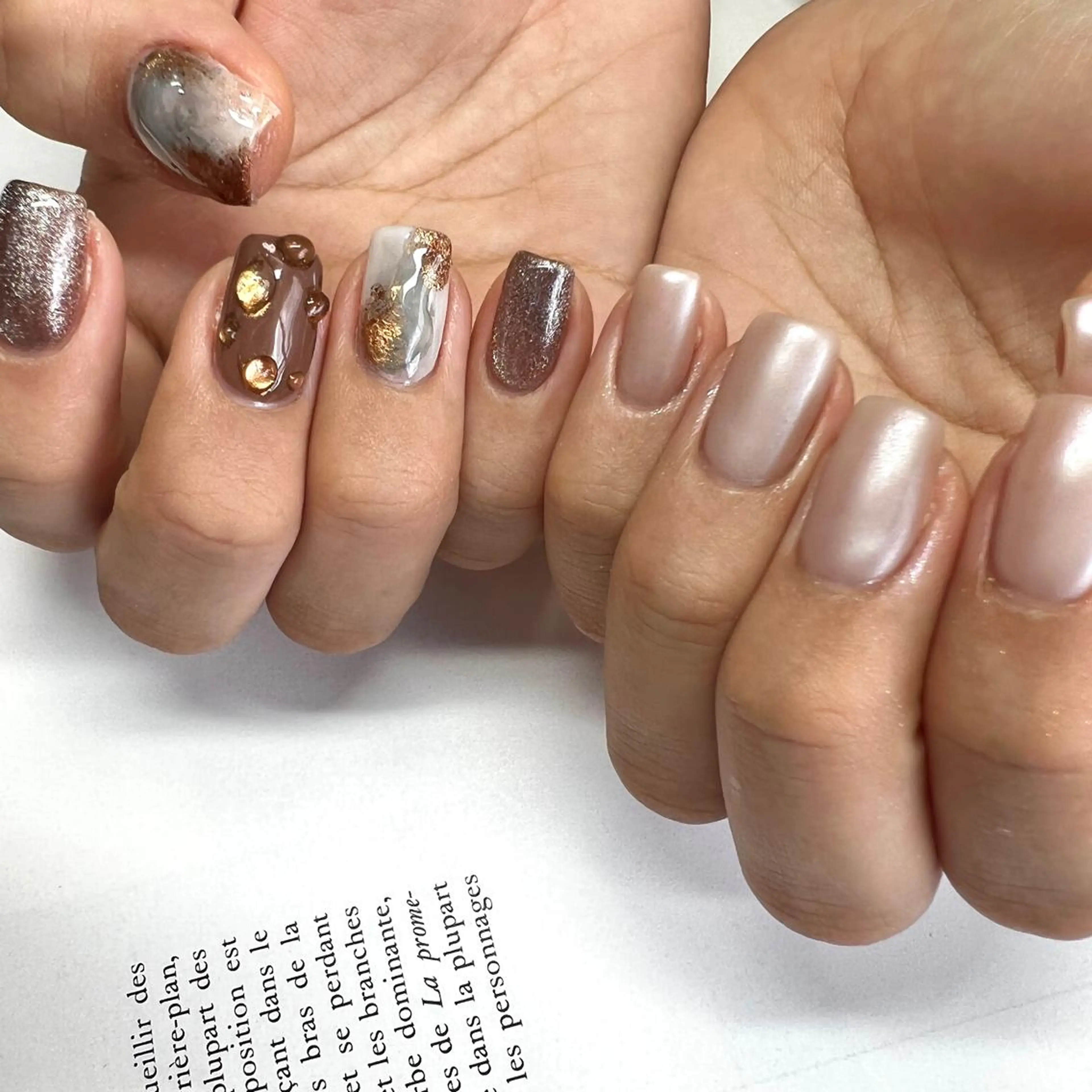 ネイル 黒葛原 めぐみのネイルデザイン