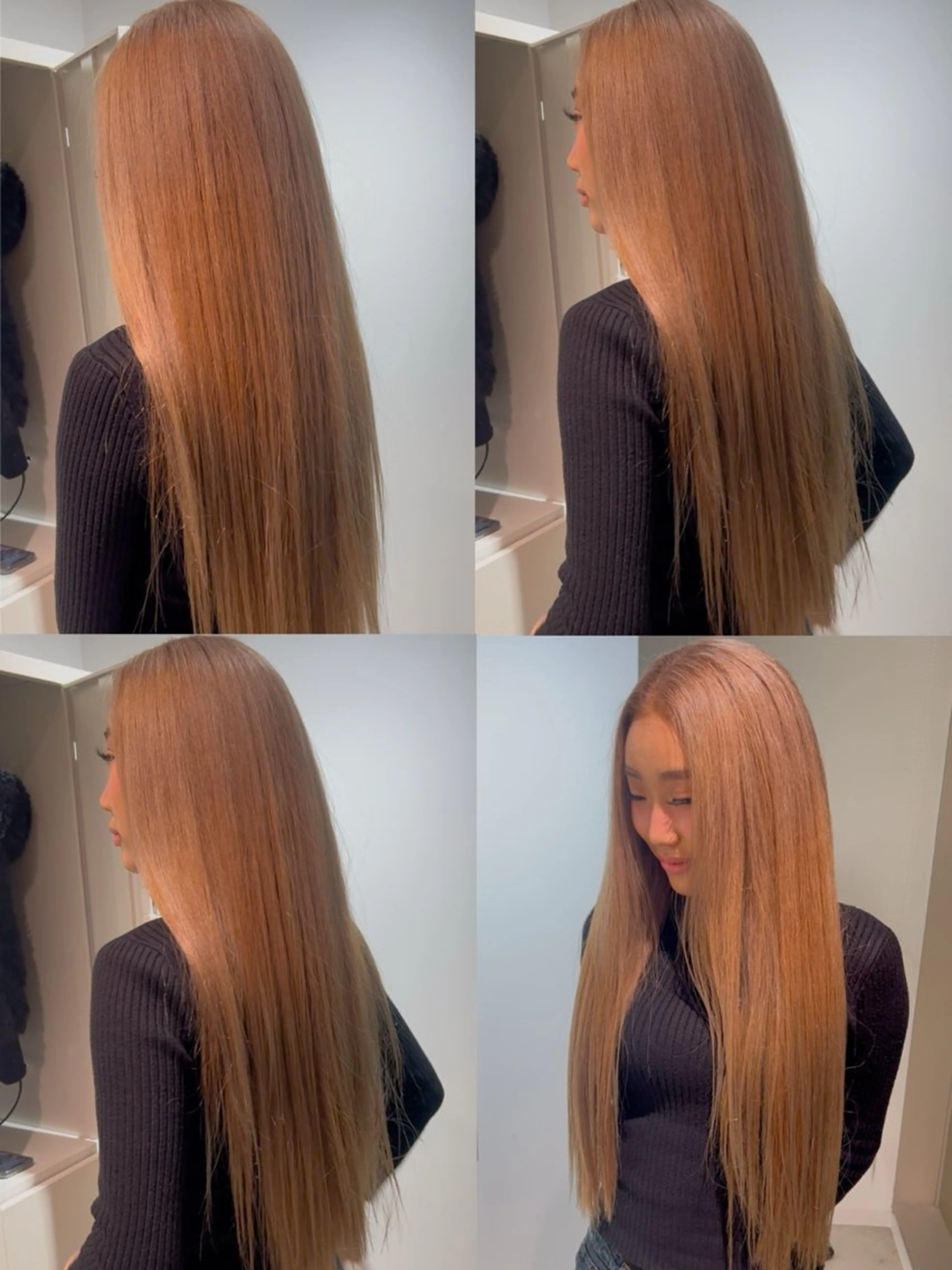 ロング カラー ヘアカラー トリートメント 艶ハイトーン🔆 ️️️安座間 希のヘアスタイル