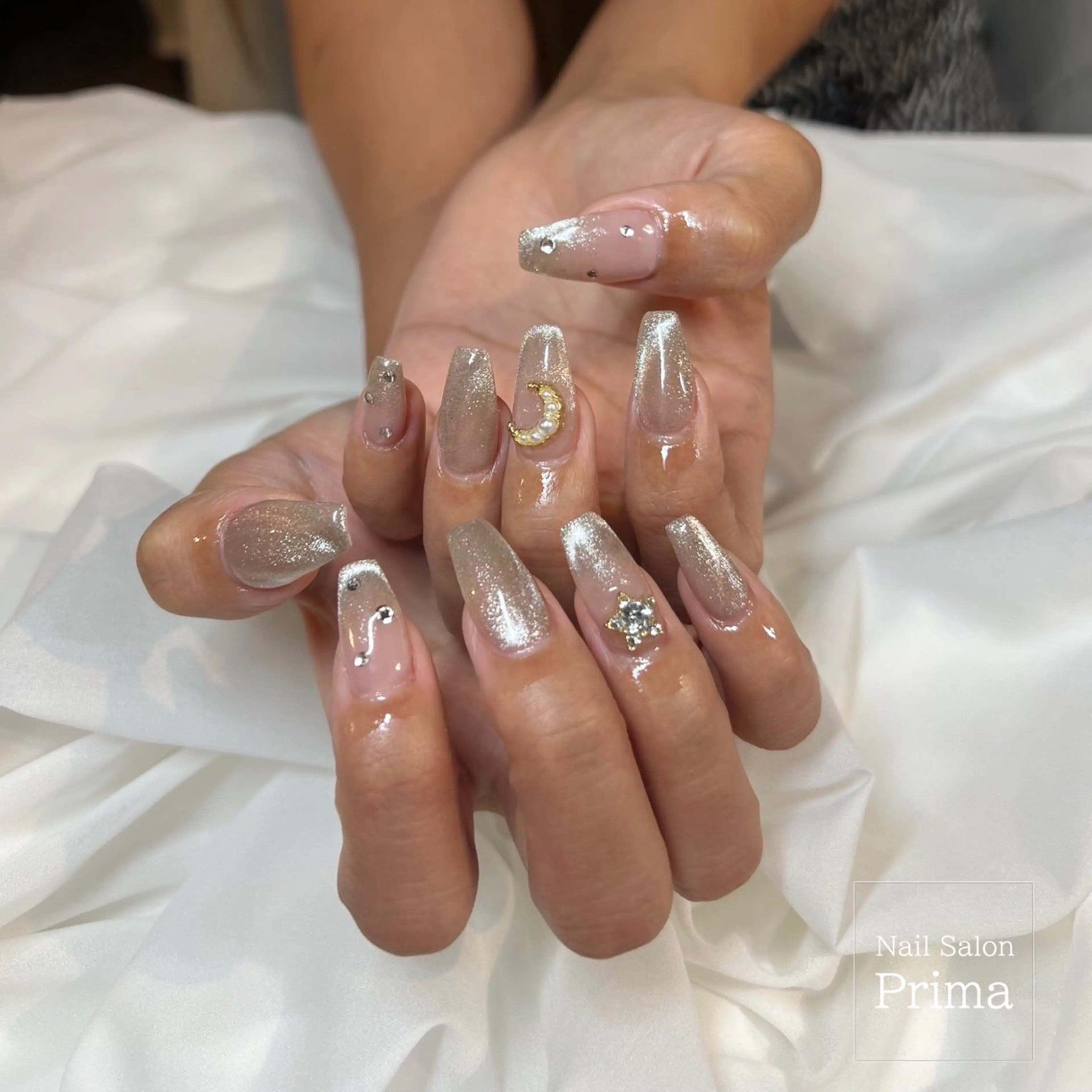 ネイル 長さ出し SalonPrima Nail & Eyeのマツエク・マツパデザイン