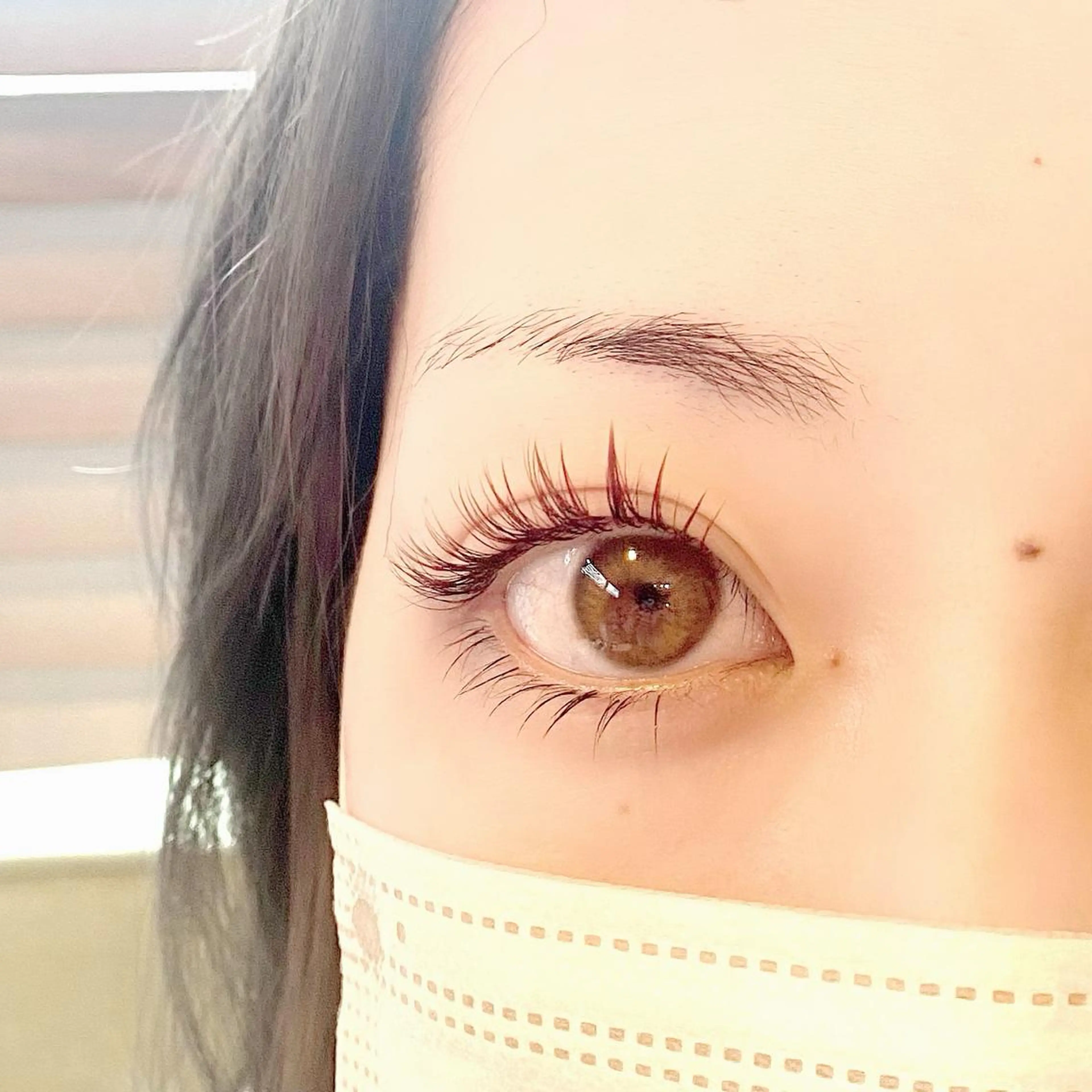 マツエク・マツパ Cカール フラットラッシュ 一重×まつ毛パーマ マツエク francesca eyelash所属・中島 顕子のマツエク・マツパデザイン