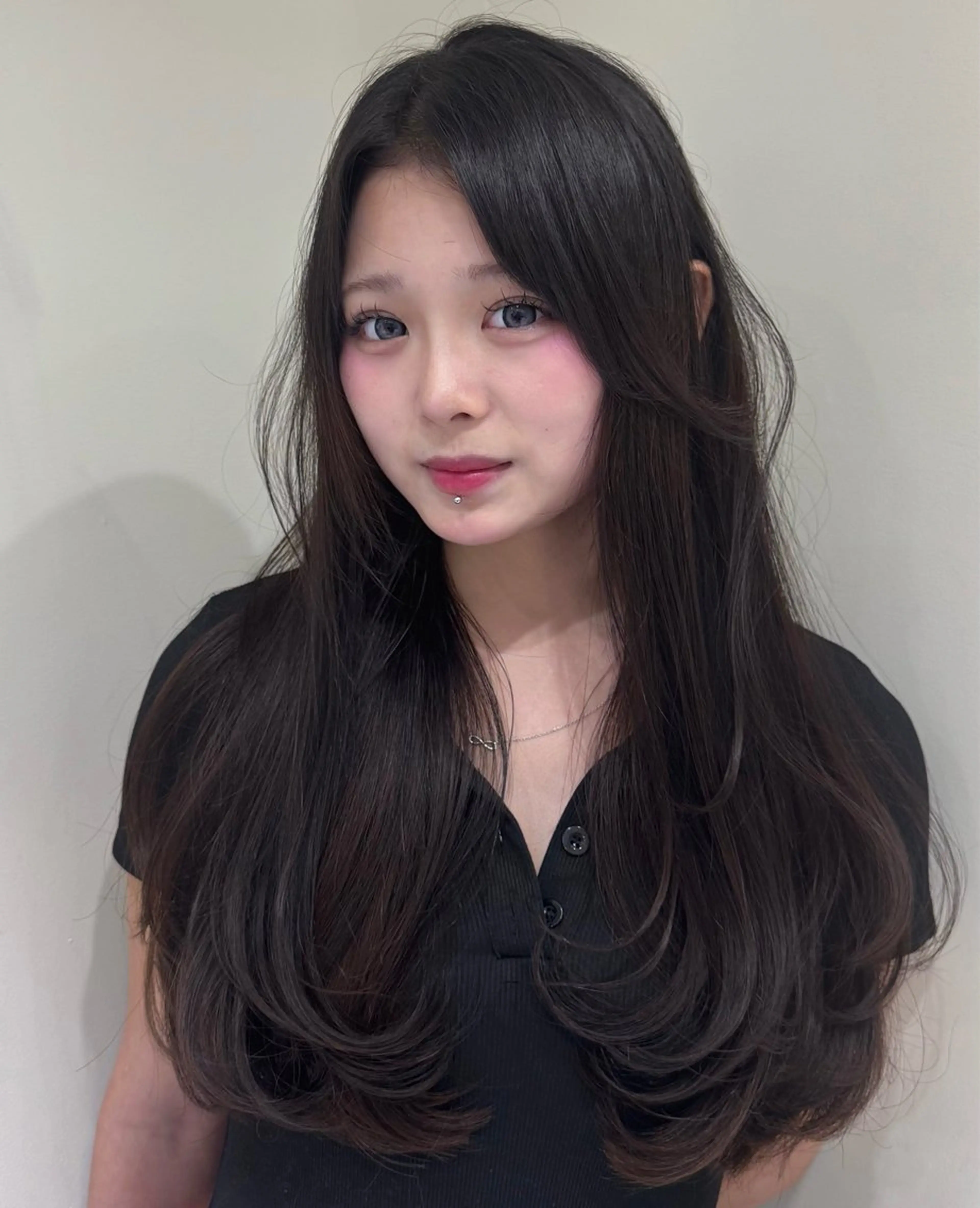 ロング 韓国レイヤー💋/ ワンホン/NANAのヘアスタイル