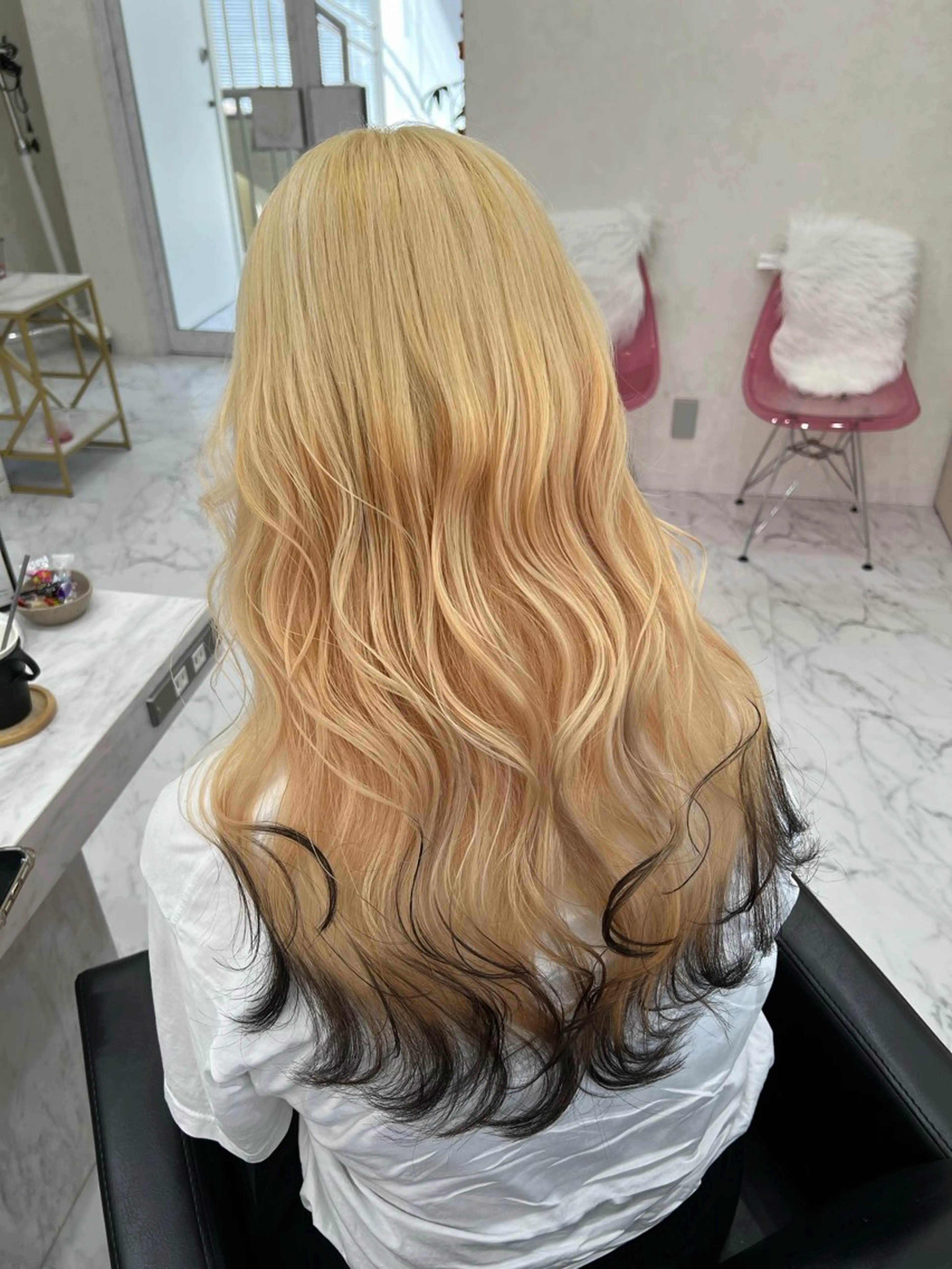 ロング 韓国風🫧艶カラー 💟ran💟のヘアスタイル