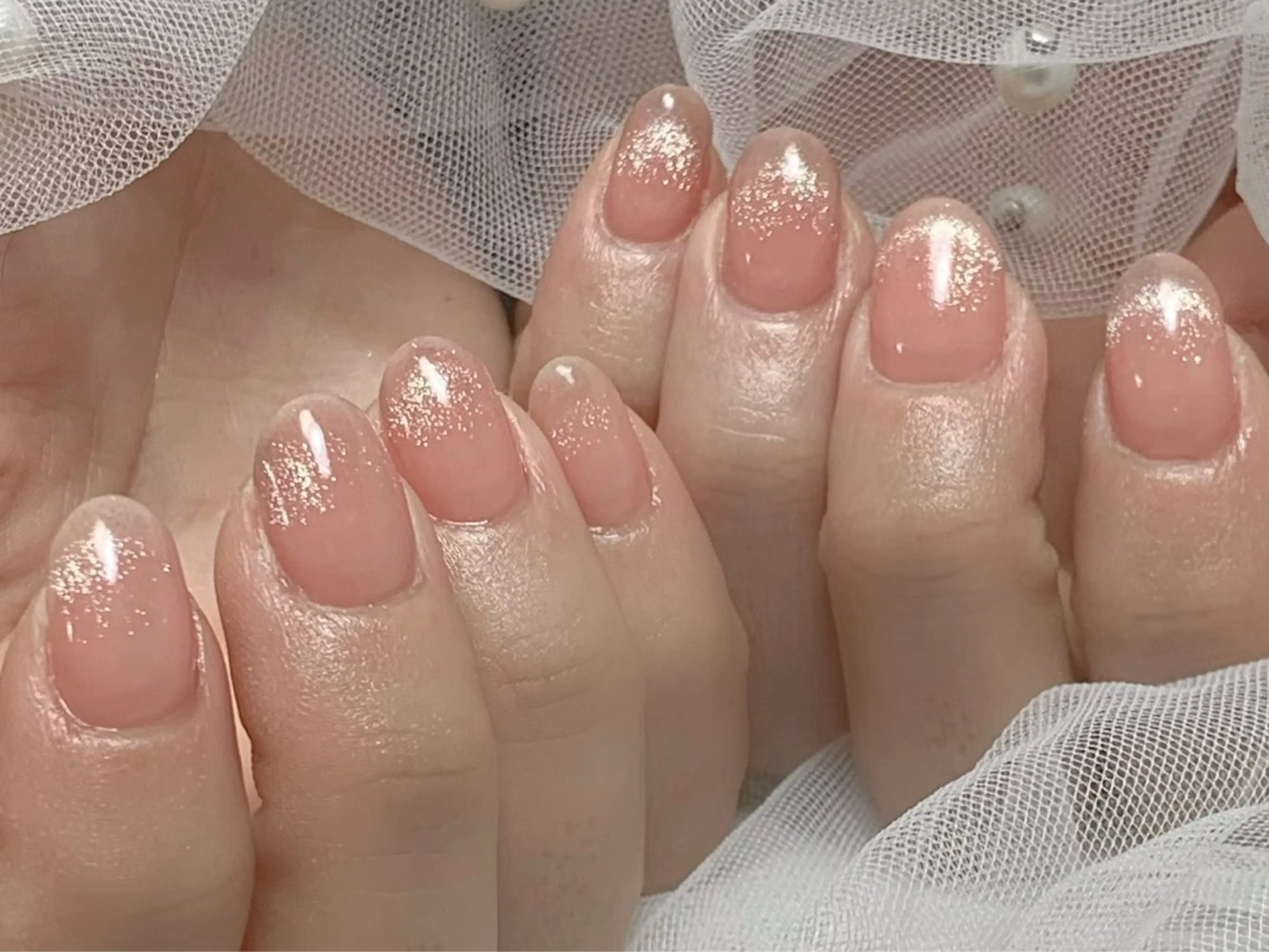 ネイル Camellia デザイン長さだしのネイルデザイン