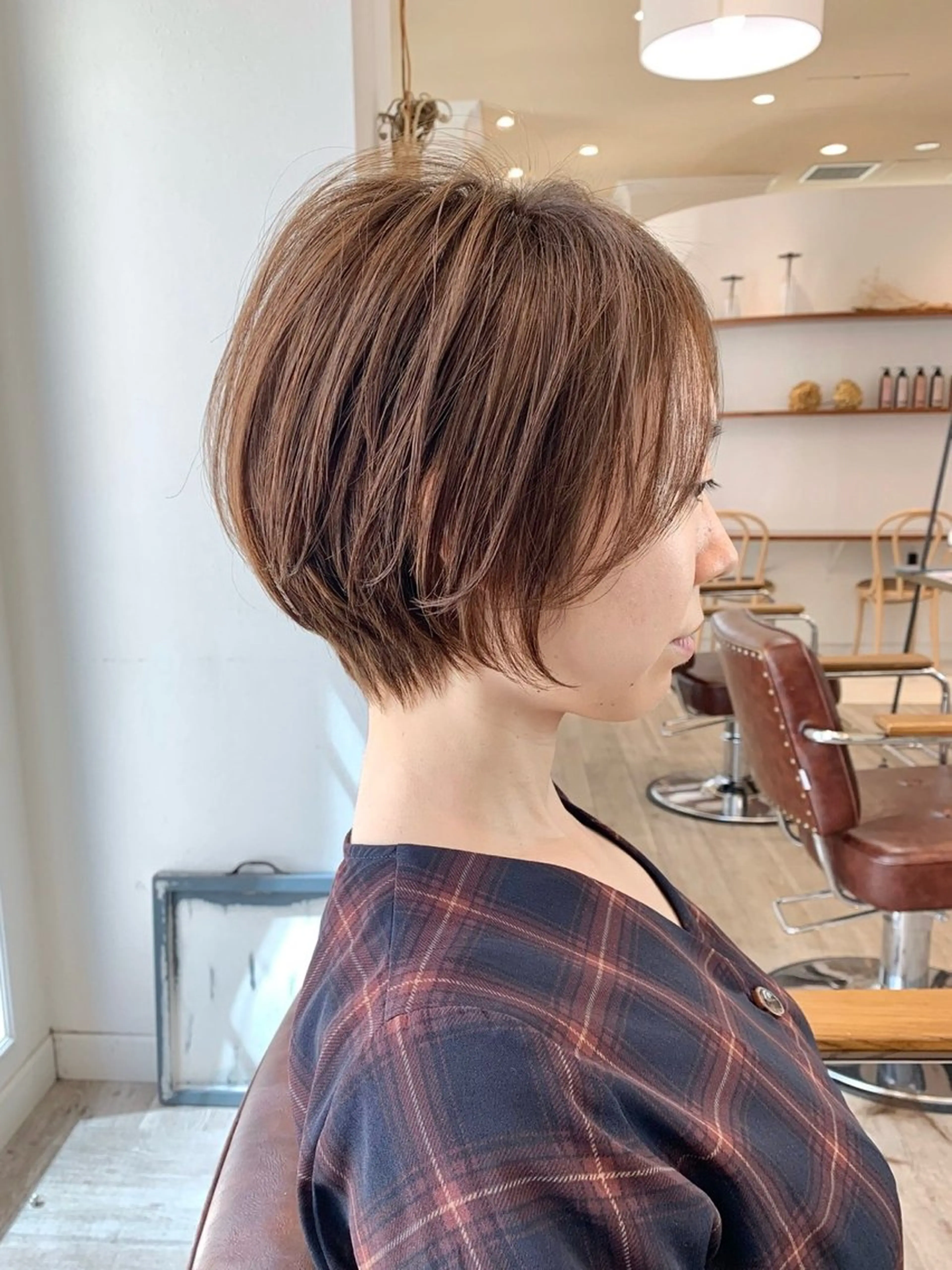 ショート ショートボブ ボブ ショートヘア 🌟ショート/シ ョートボブ/岡田🌟のヘアスタイル