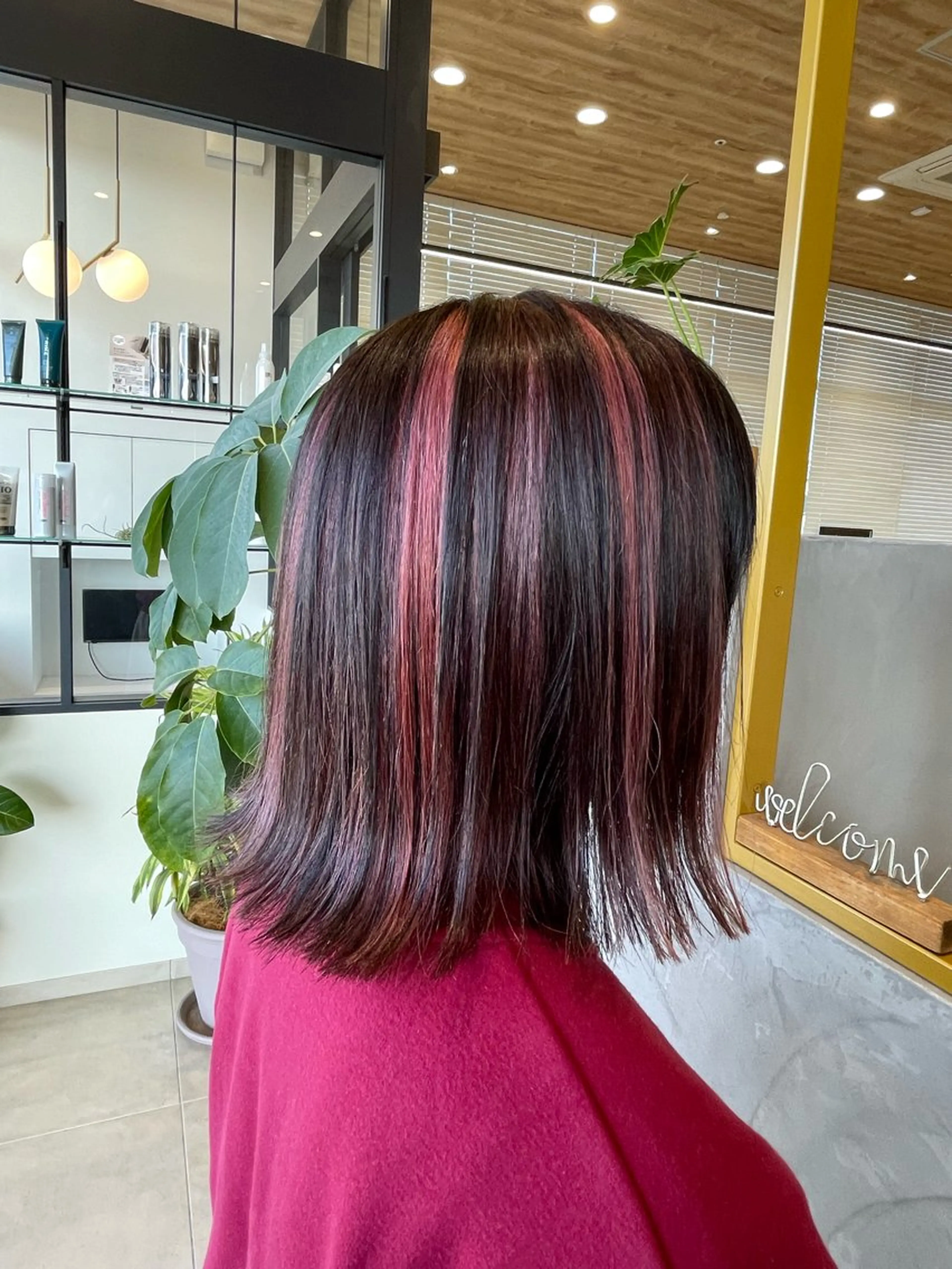 ミディアム ハイライト ナガタ　スズナ /髪質改善⭐️のヘアスタイル