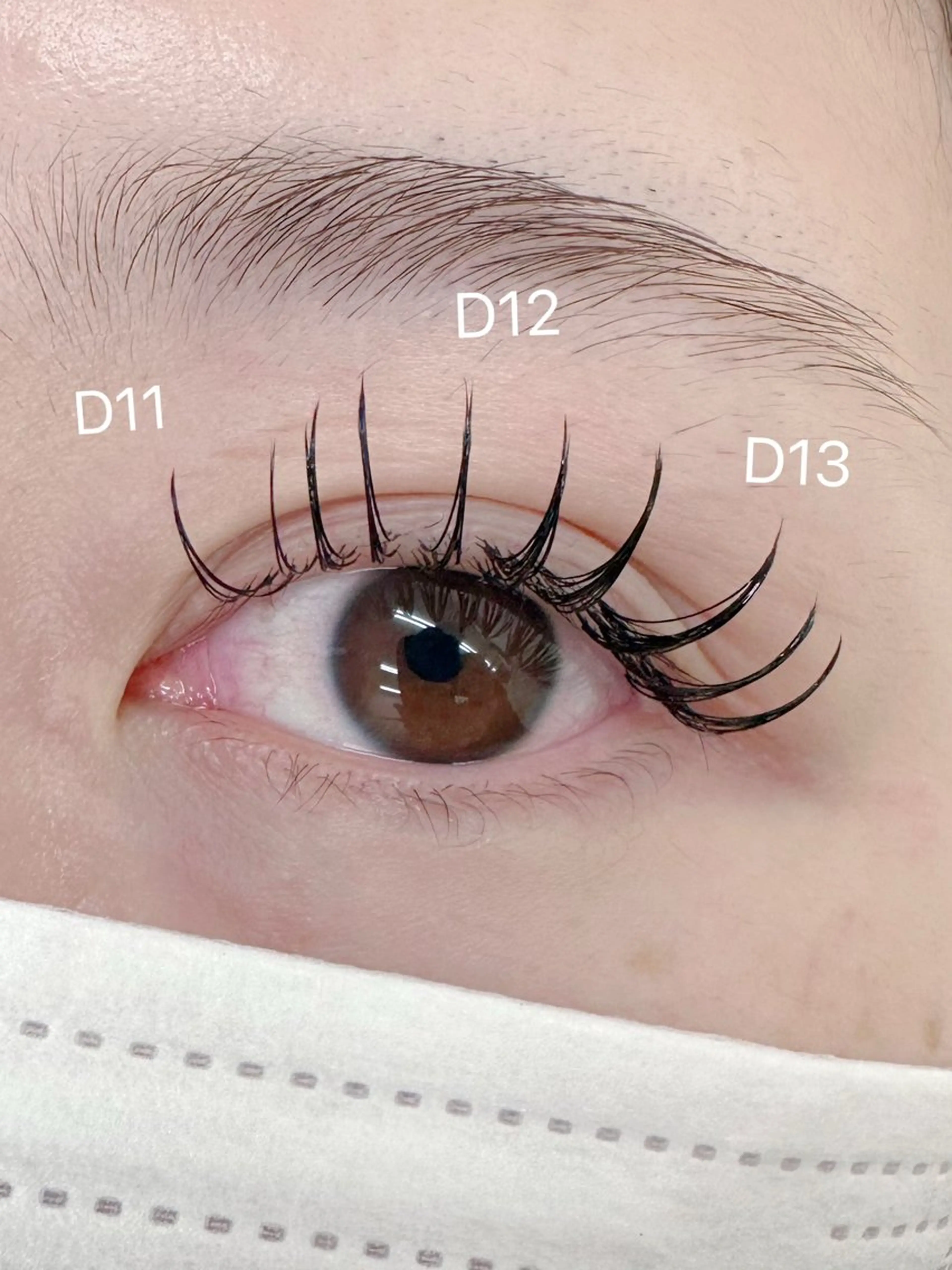 マツエク・マツパ 束感まつ毛 Dカール フラットラッシュ マツエク Rimiなかもず店 RION🌼の眉毛・アイブロウイメージ