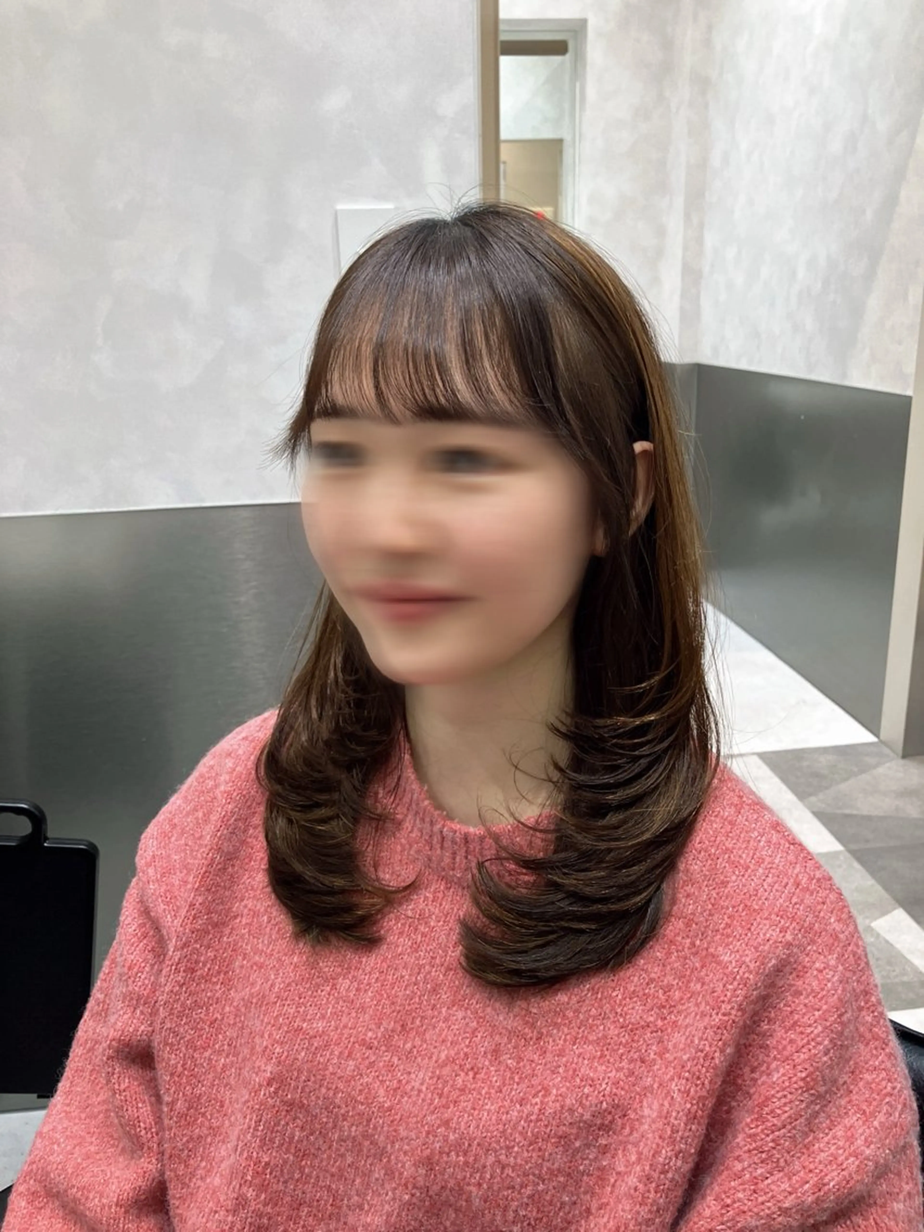 セミロング カラー カット ヘアカラー トリートメント GO TODAY SHAIRE SALON原宿vita店舗所属・💖完全マンツーマン 💖ASAHIのヘアスタイル