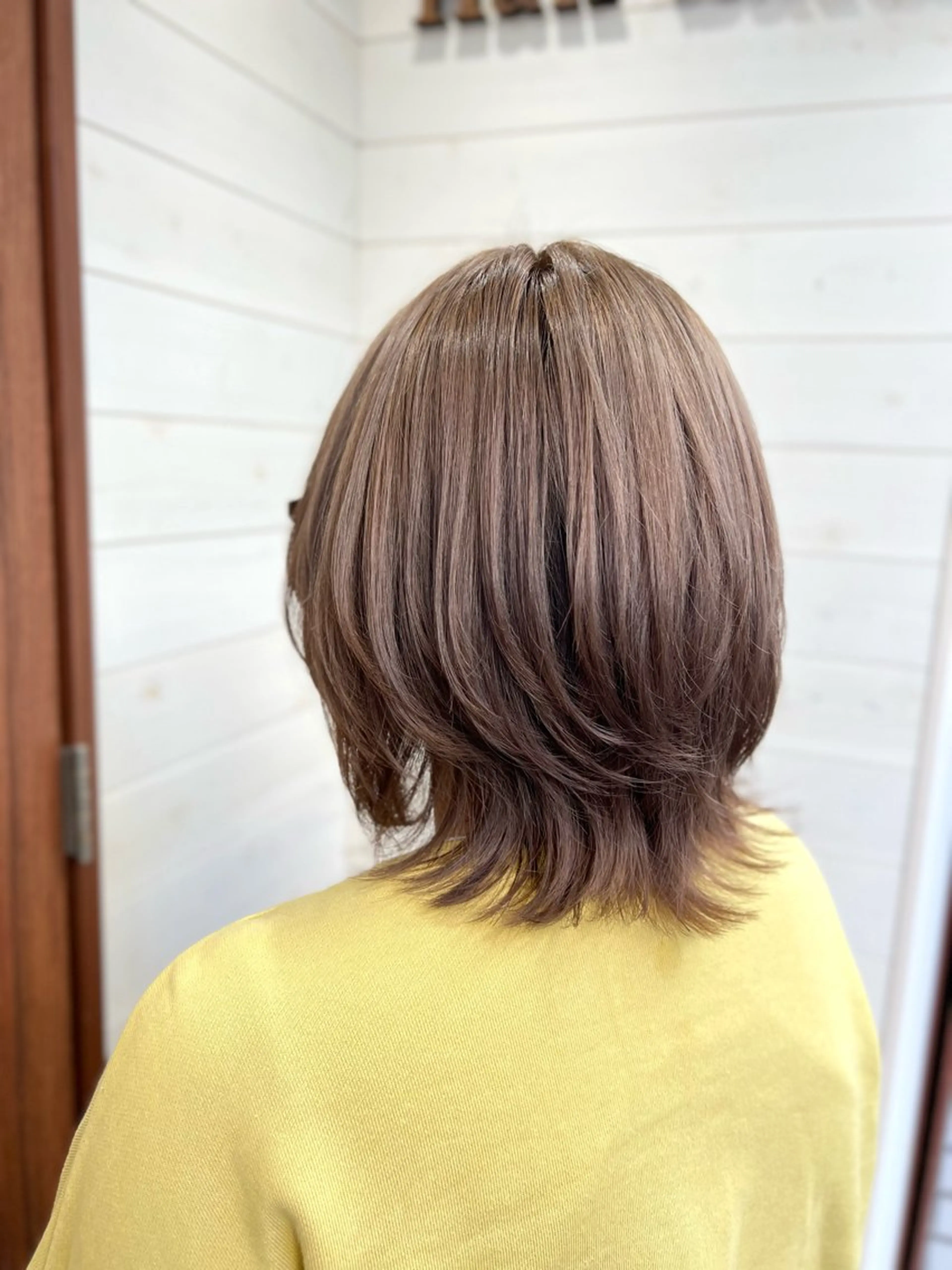 ミディアム カラー ブラウンカラー 透明感カラー 🍇おぐら めぐみ🍇のヘアスタイル