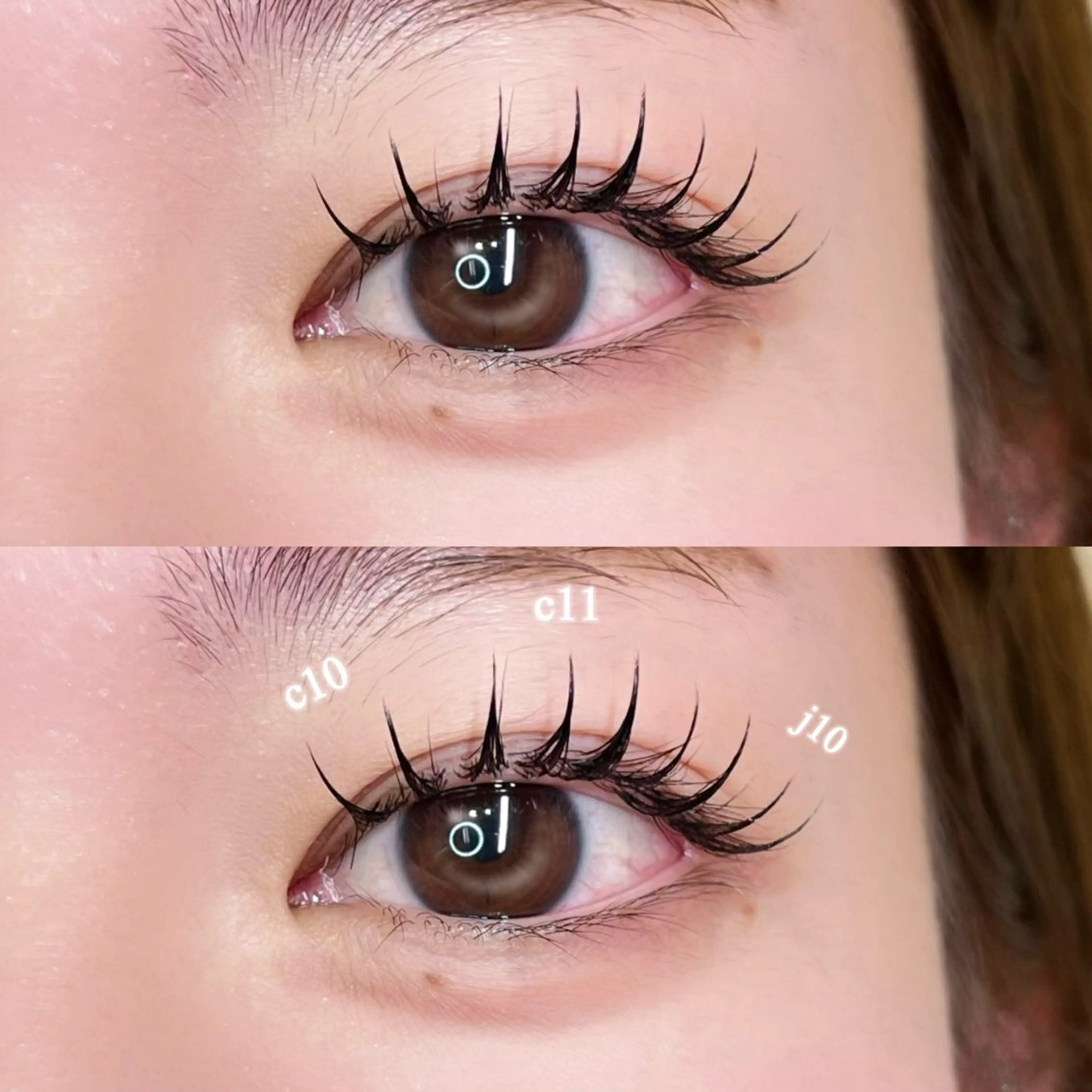 フラットラッシュ120本🤍*LED +¥1,100/カラー+¥500/LJ.LC.LDカール+¥500の写真