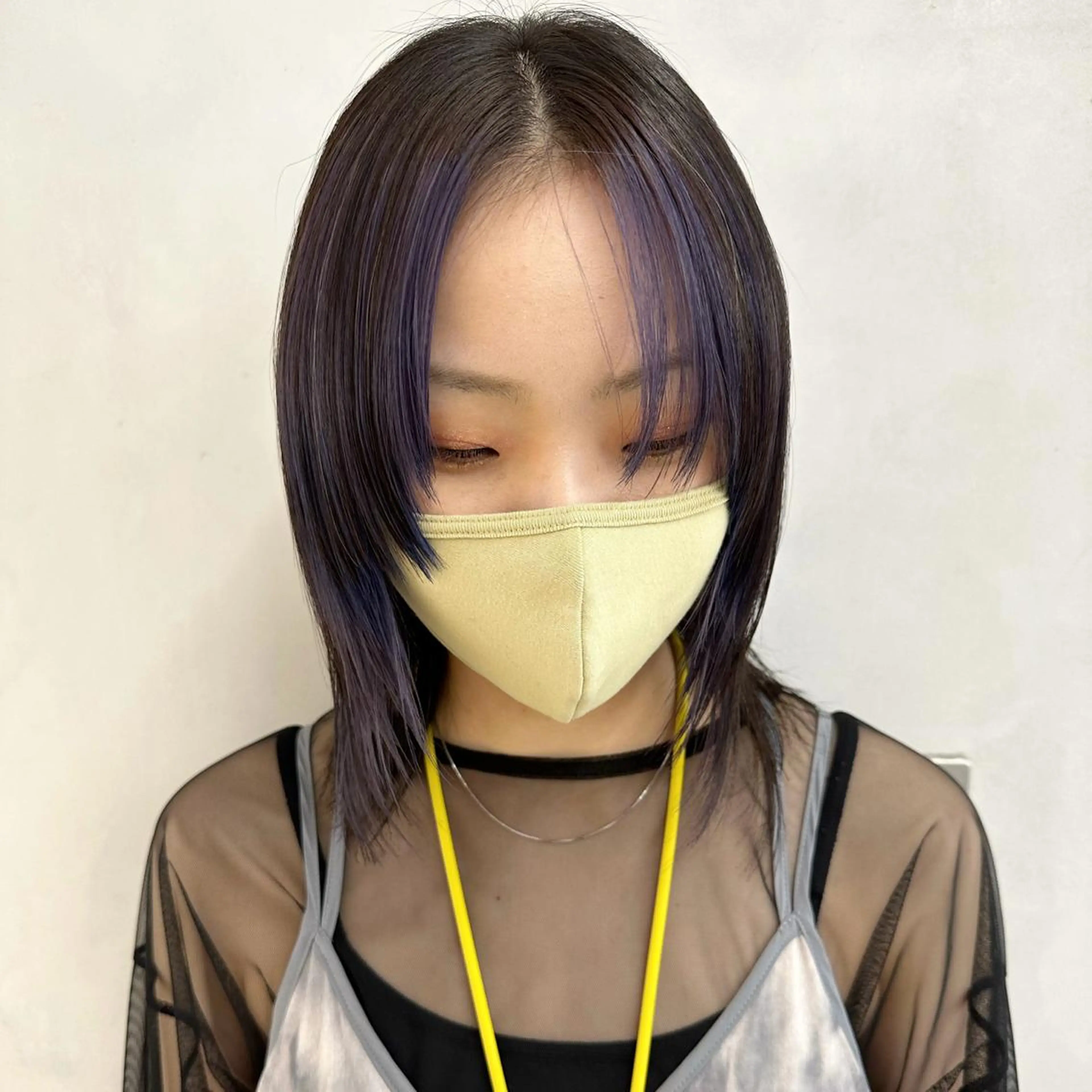 ミディアム カラー カット ヘアカラー トリートメント デザインカラー/パー マ🦖外岡咲希🦖のヘアスタイル