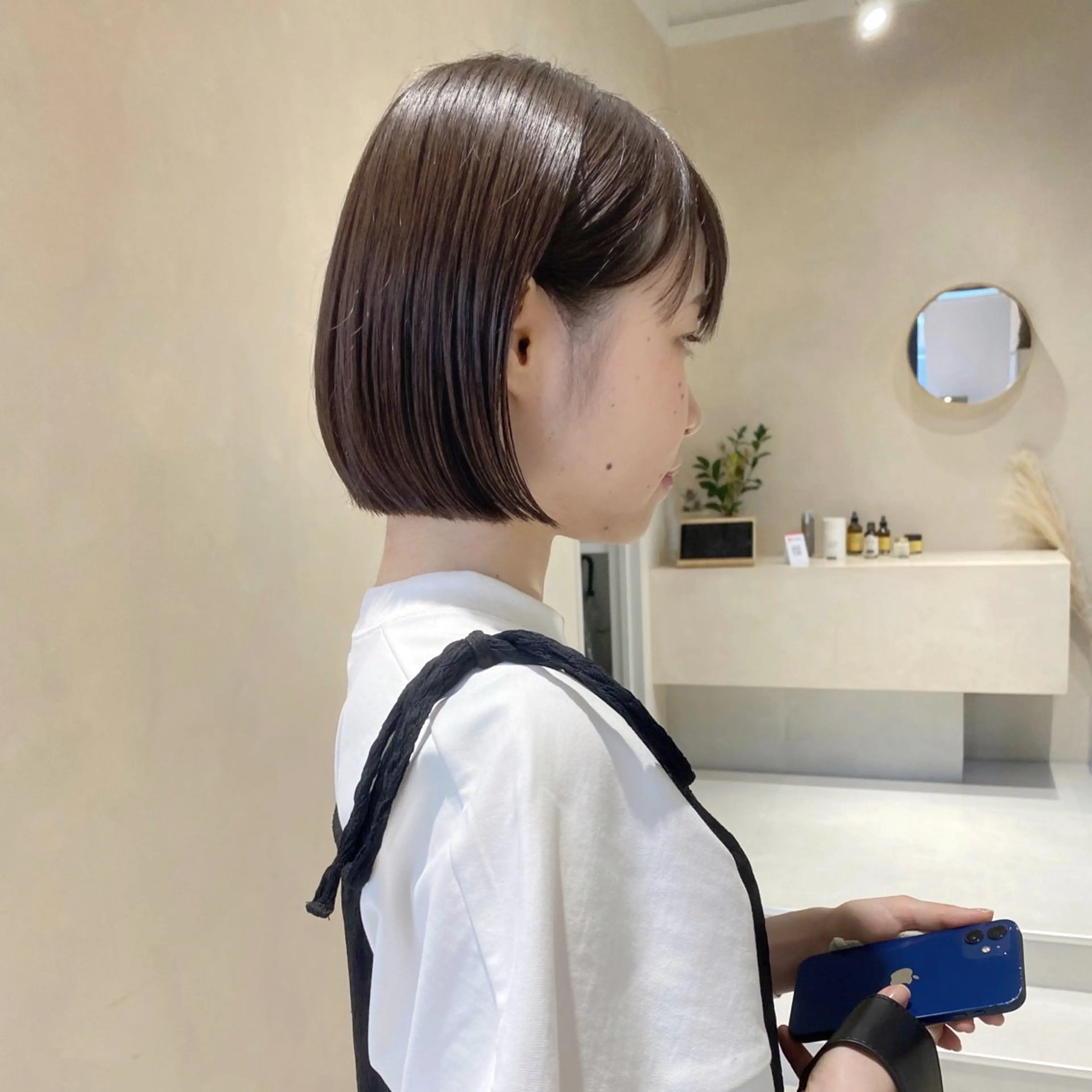 ショート カラー cie所属・ボブ/ミニボブ 透明感カラーkadoのヘアスタイル