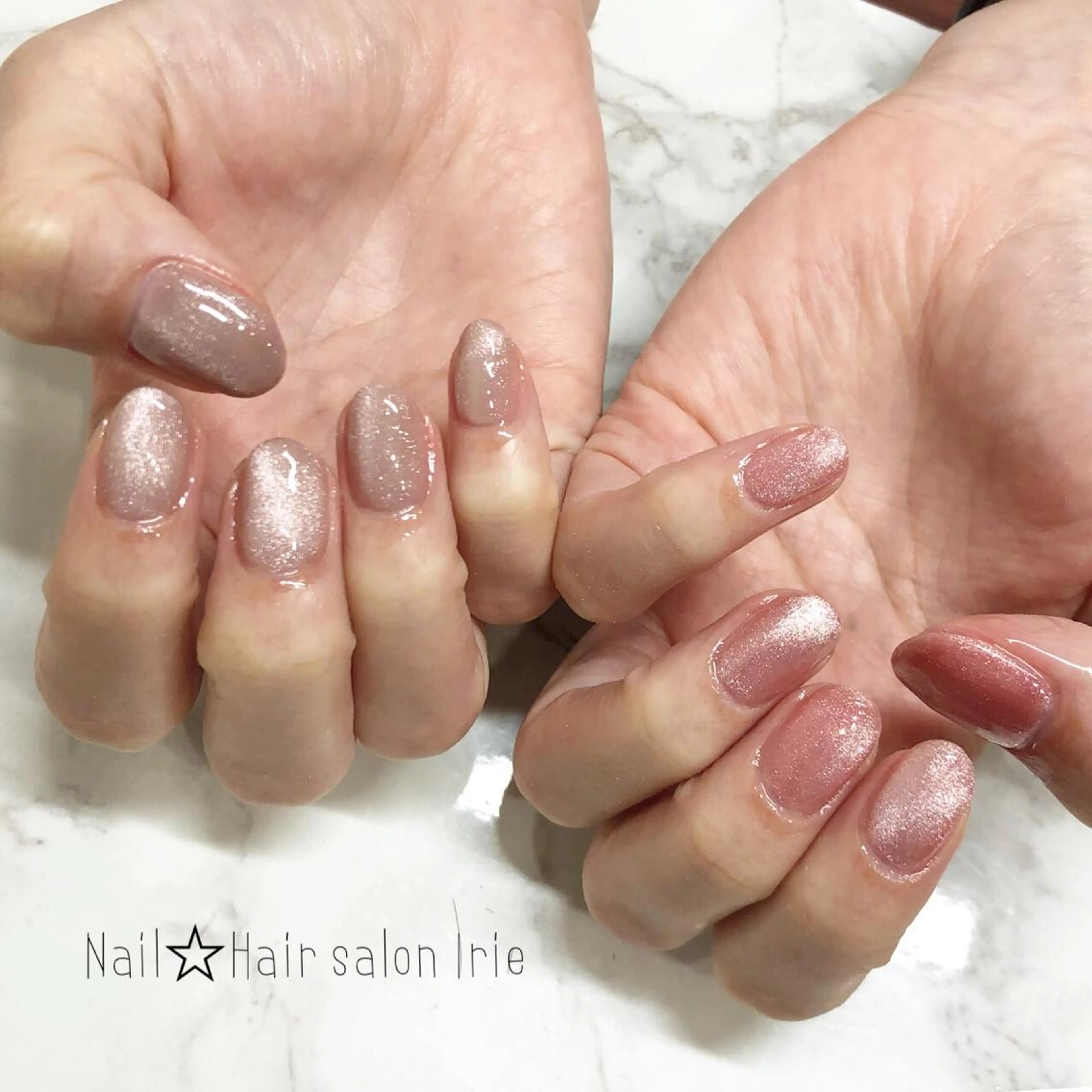 ネイル ハンドネイル ハンドケア Hair salon Irie所属・與儀 知佳のネイルデザイン