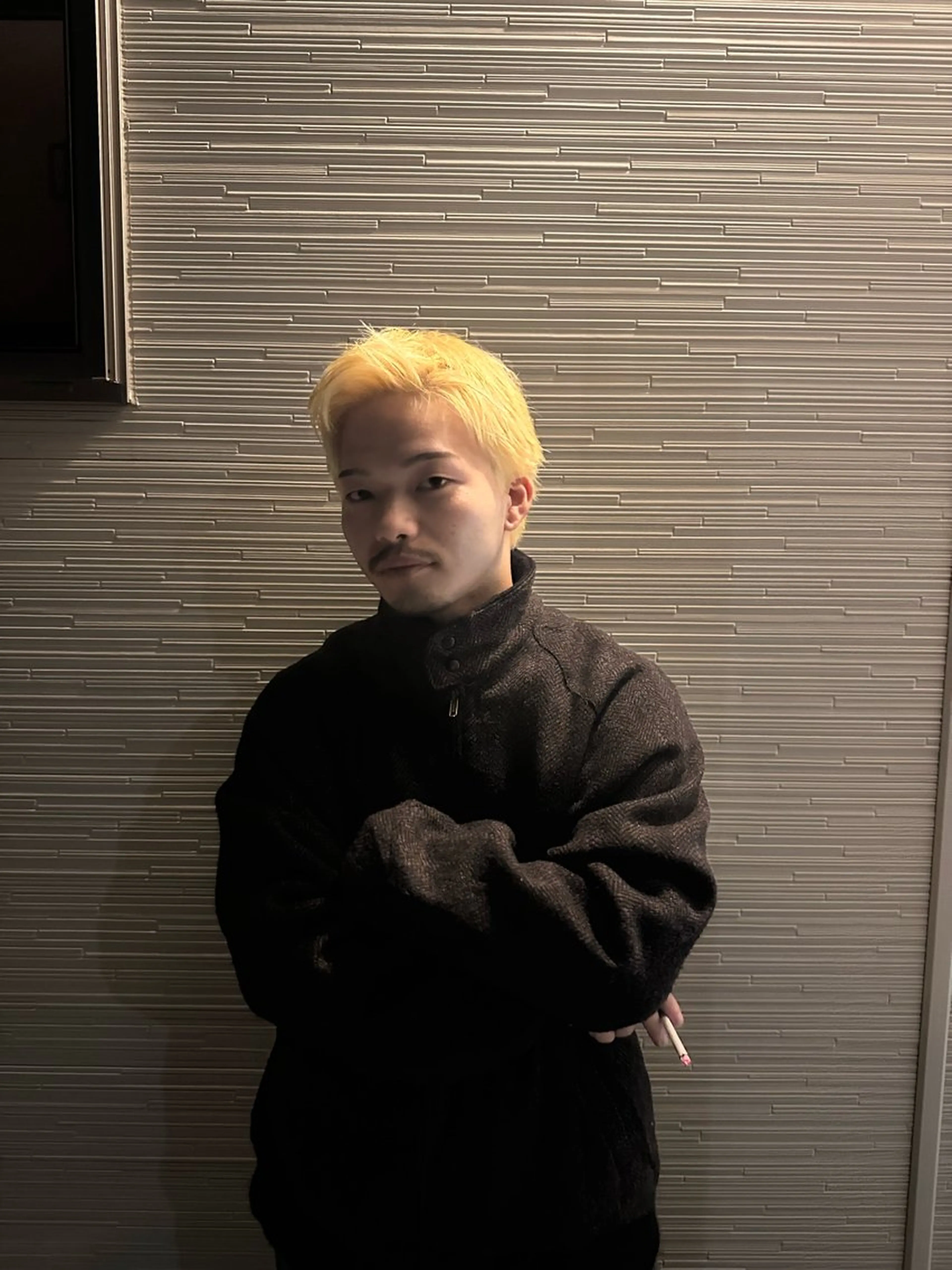 ショート カラー メンズ メンズブリーチ ブリーチ 抜きっぱなしブロンド ケアブリーチ トリートメント hair salon PEARL所属・スパイキーショート/ メンズパーマ/聖矢のヘアスタイル