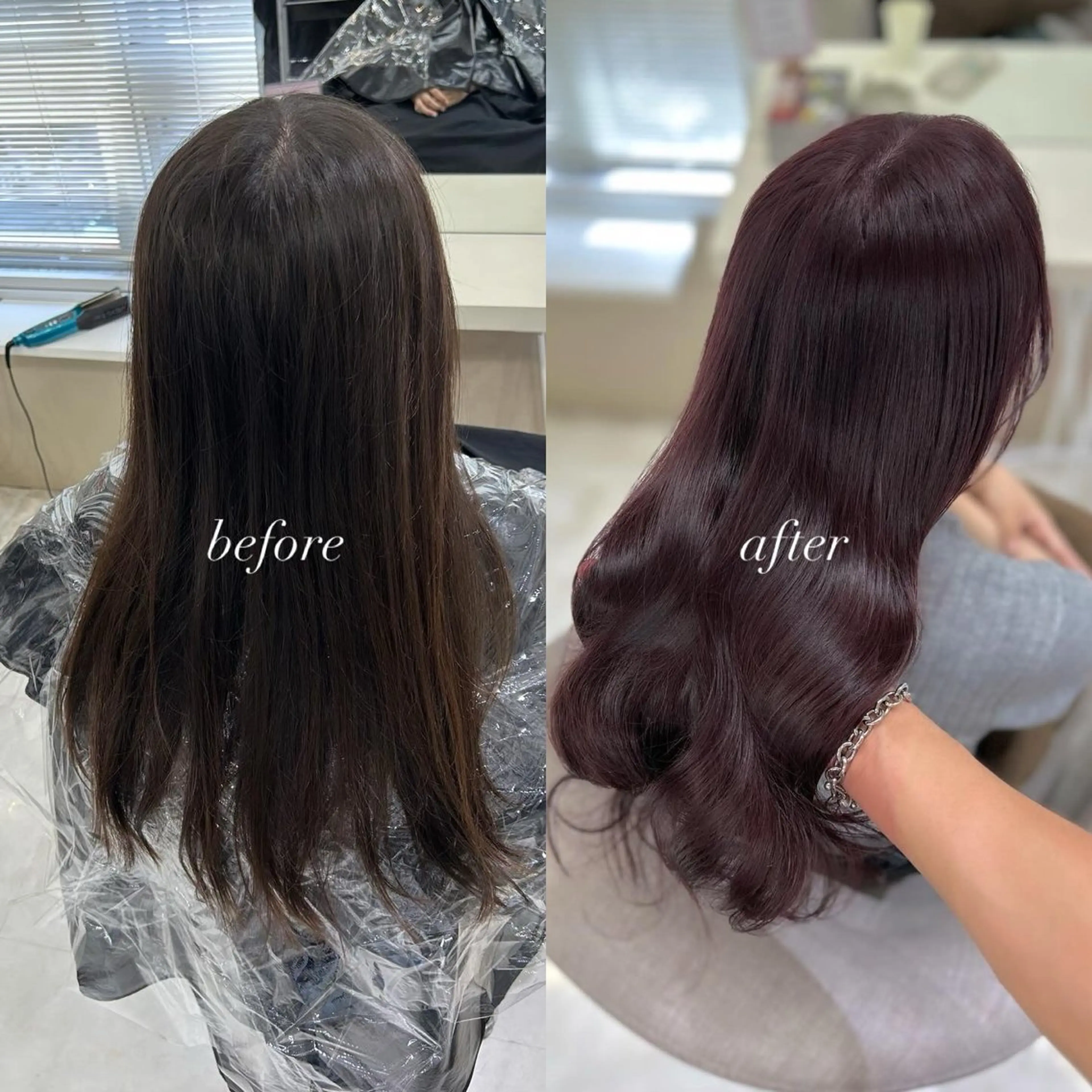 ロング ピンクラベンダー ヘアカラー 髪質改善× ブリーチなしyutoのヘアスタイル