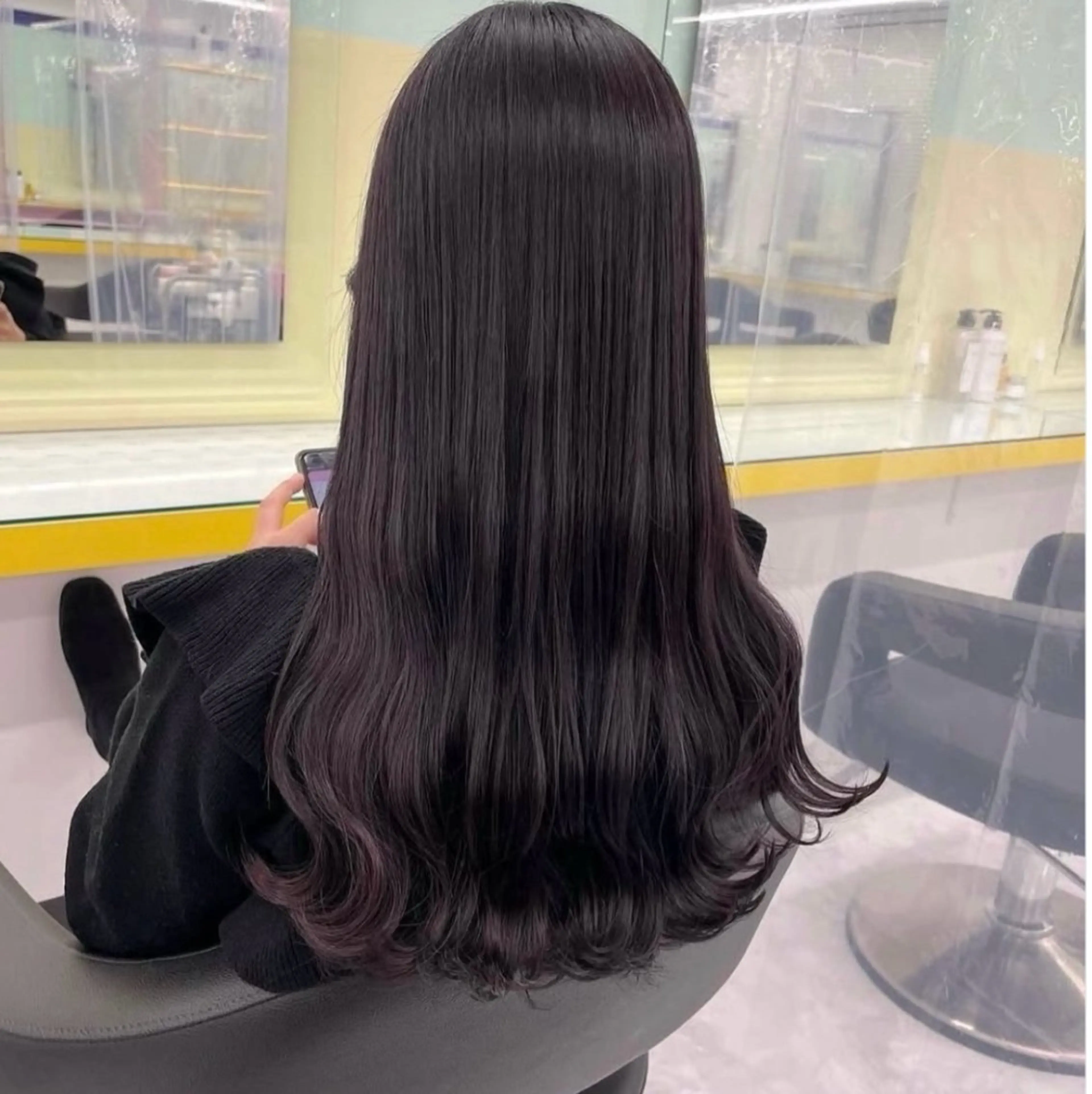 ロング ヘアカラー miku/ラベンダー 透明感カラー🪻❤︎のヘアスタイル