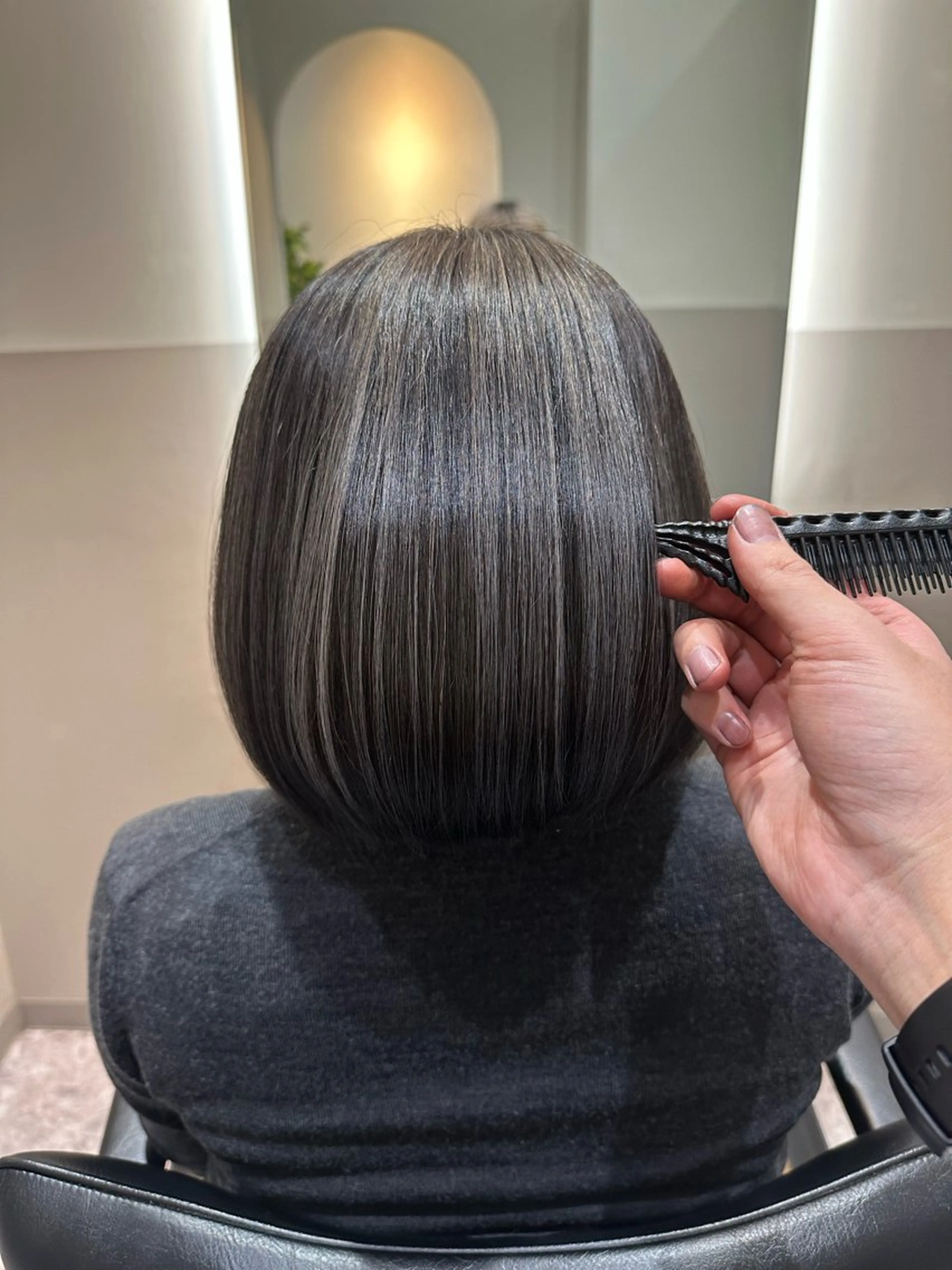 ショート カラー カット ヘアカラー トリートメント 🪞個室サロン/韓国 艶髪/keito🪞のヘアスタイル