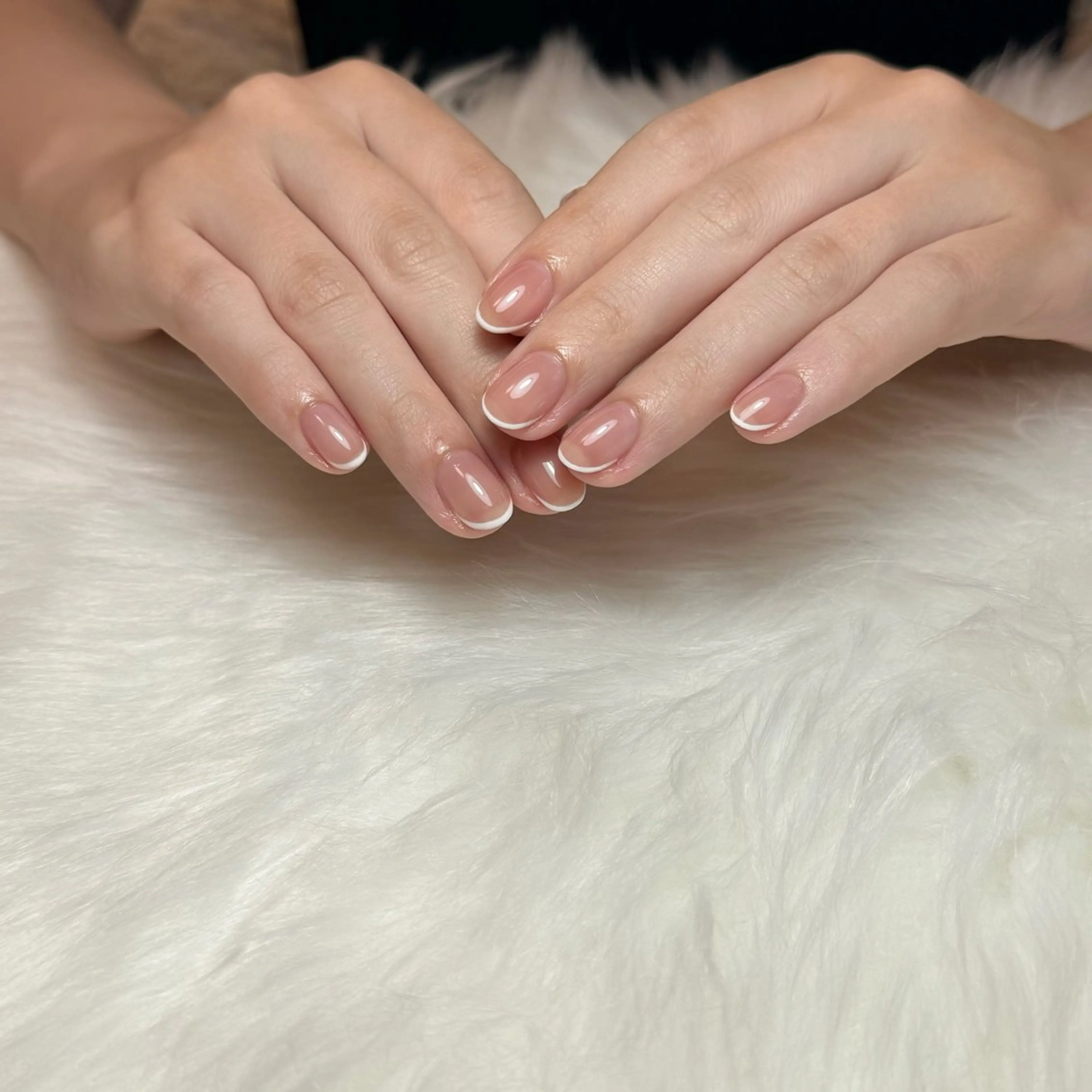 ネイル フレンチネイル オフィスネイル ショートネイル nailsalon ChuColaのネイルデザイン