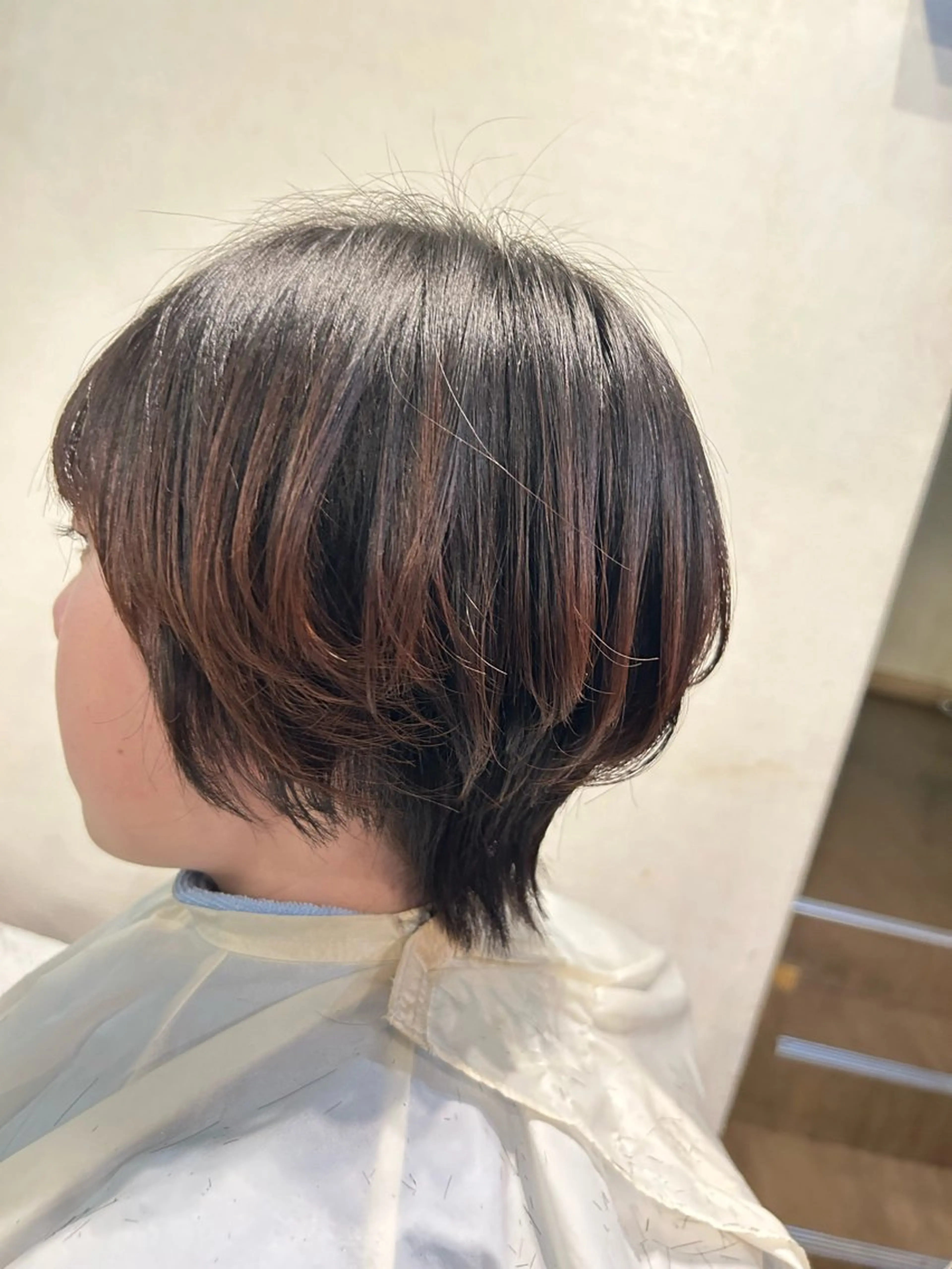 ショート ウルフカット 谷 未来美のヘアスタイル