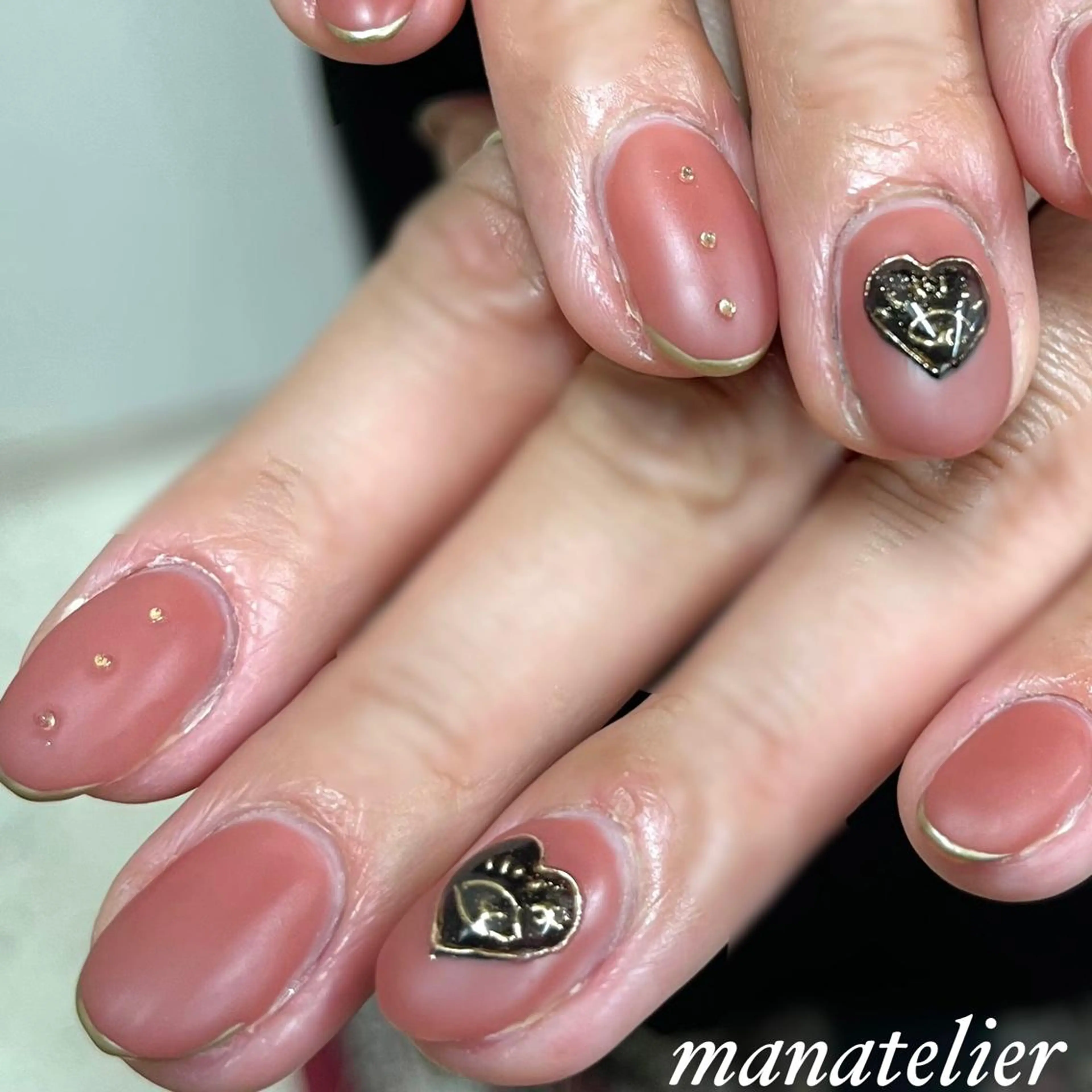 ネイル アートネイル ミラーネイル ハンドネイル manatelier マナトリエのネイルデザイン