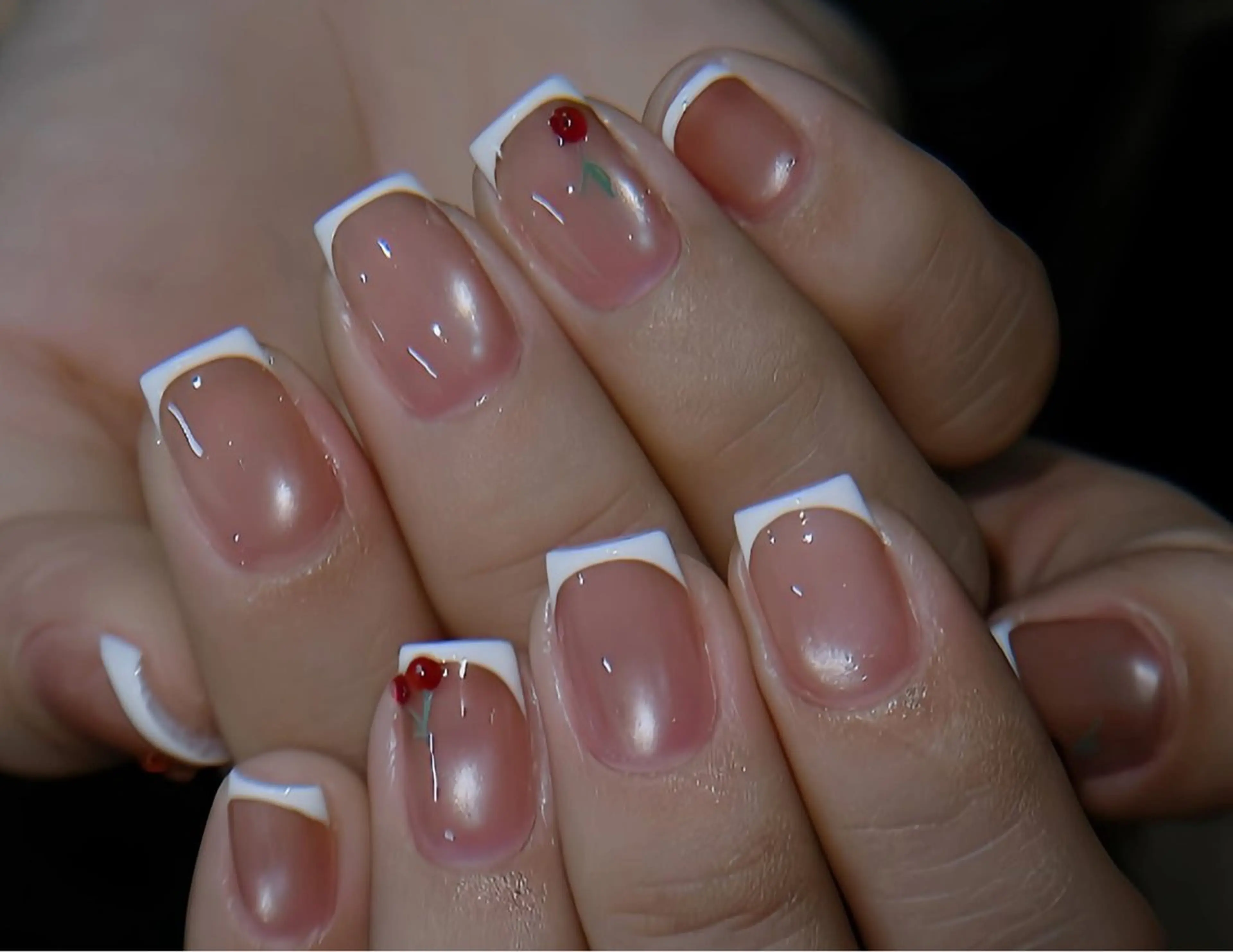 ネイル アートネイル フレンチネイル ジェルネイル グラデーション 韓国ネイル 村中 ハナのネイルデザイン