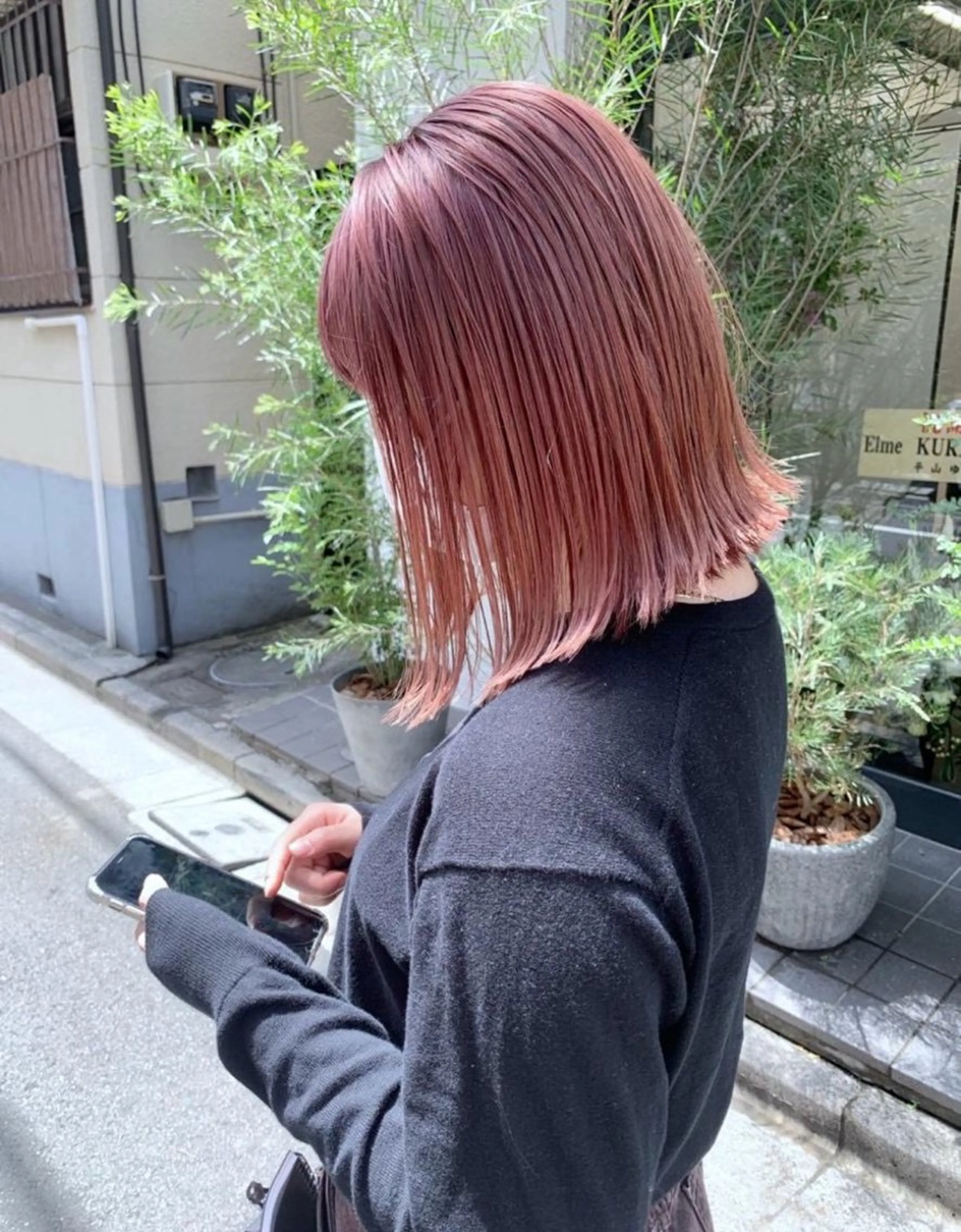 カラー ピンクカラー ヘアカラー Elme KURAMAE所属・ダブルカラー 大募集中❣️ あいりのヘアスタイル