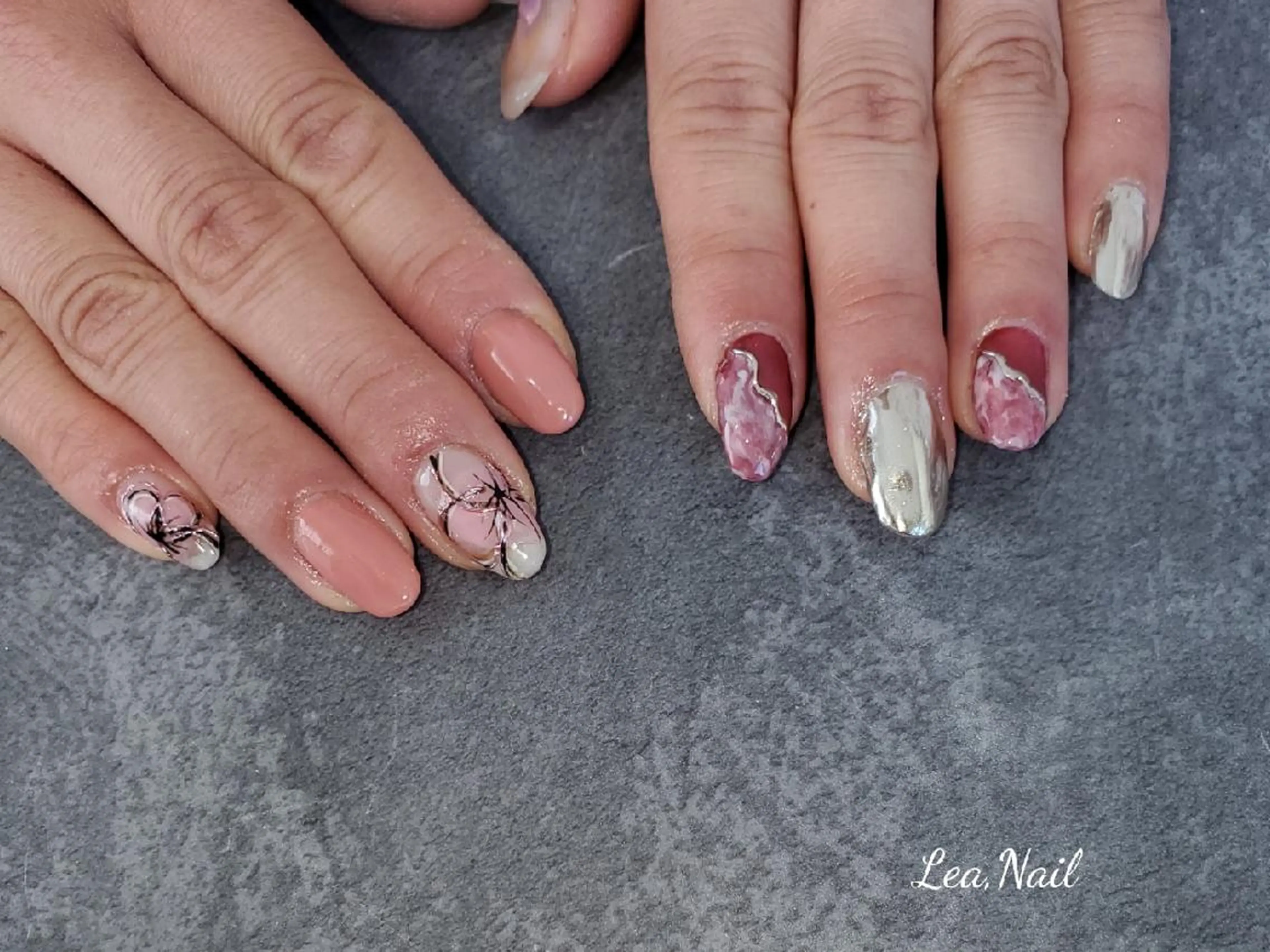 ネイル アートネイル Lea,Nail所属・松橋 愛のネイルデザイン