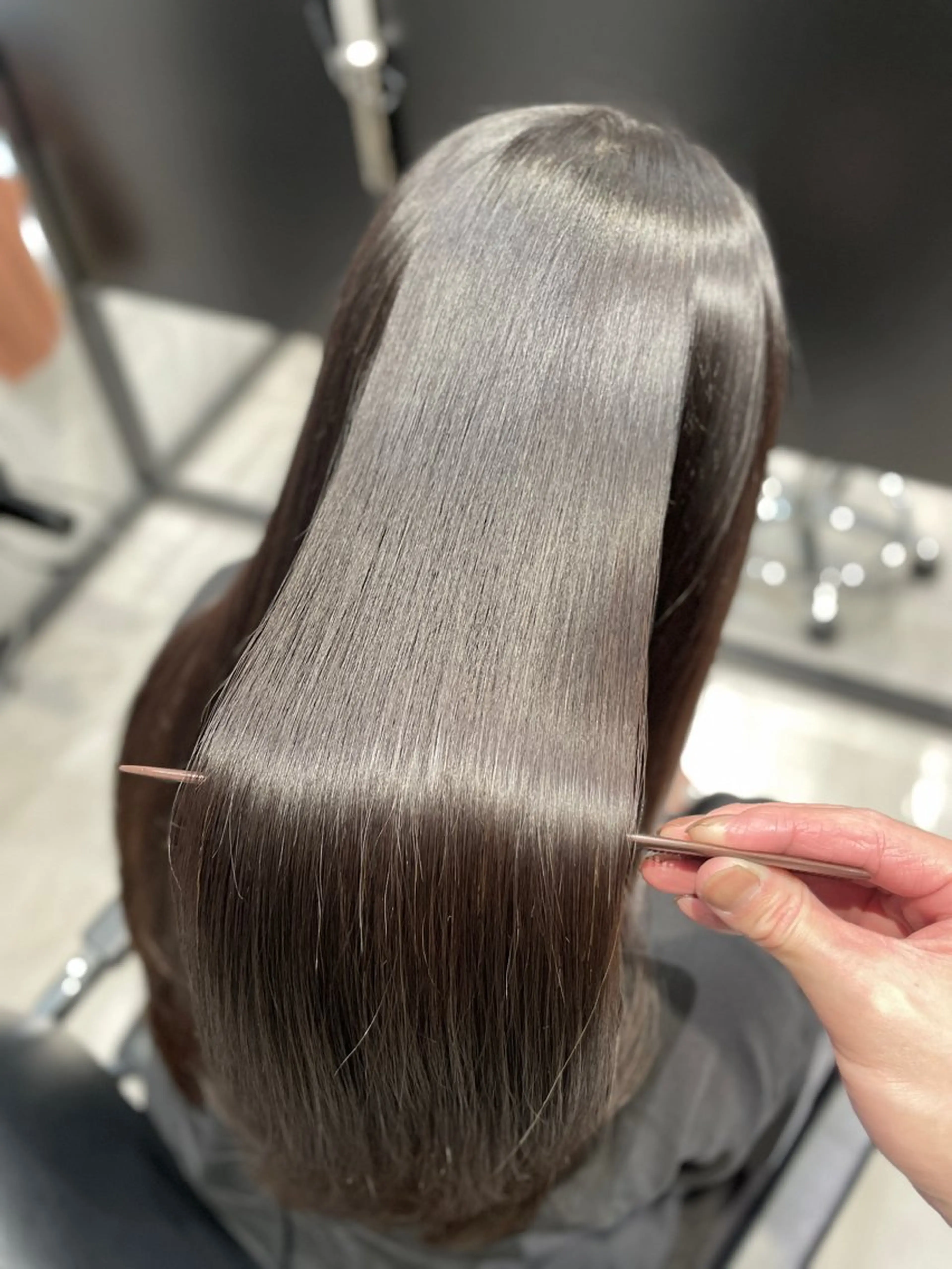 【癖毛対応】美髪矯正（トリートメント込み）+カットの写真