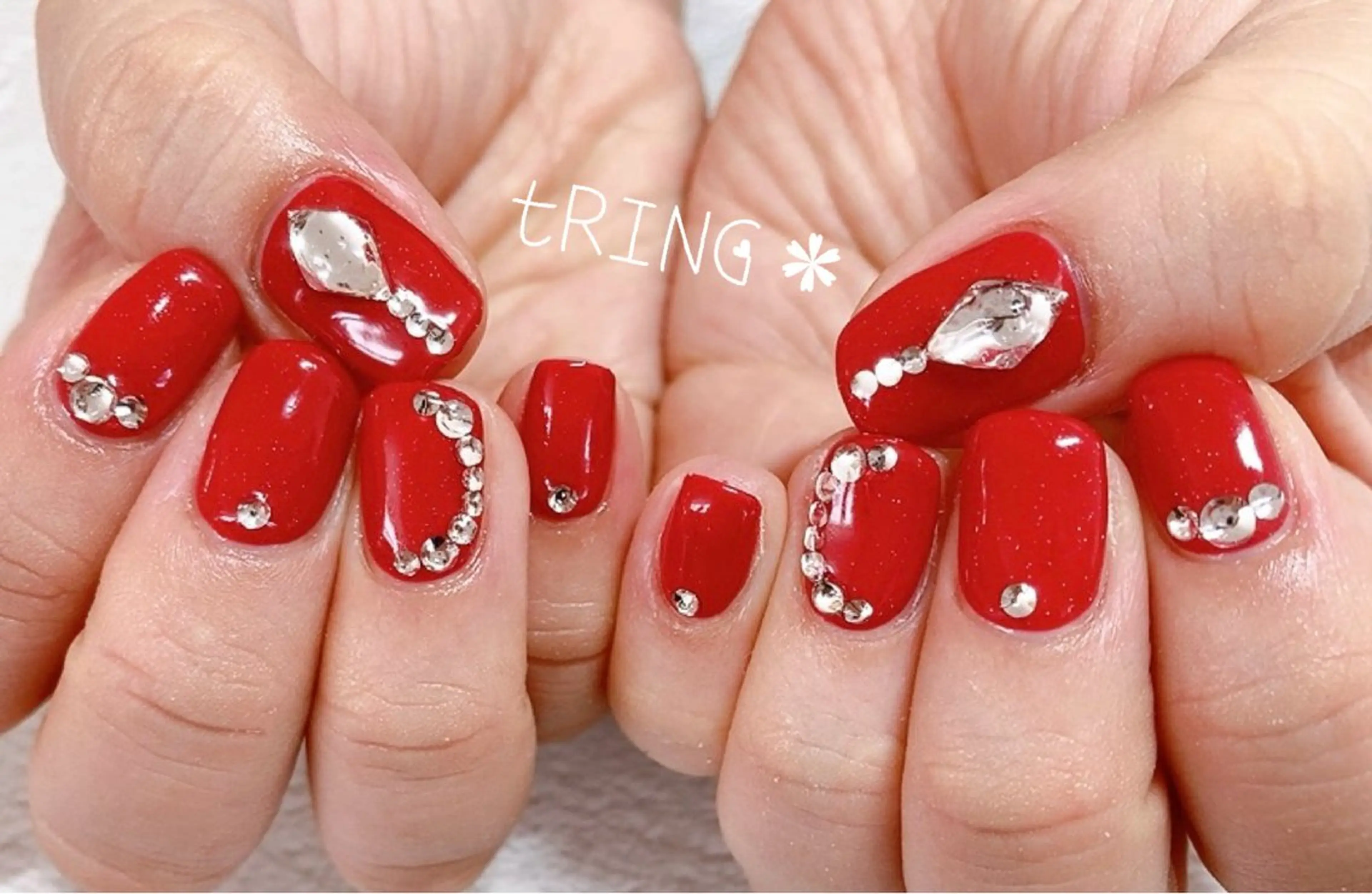 ネイル ハンドネイル tRING＊ しいの木台のネイルデザイン