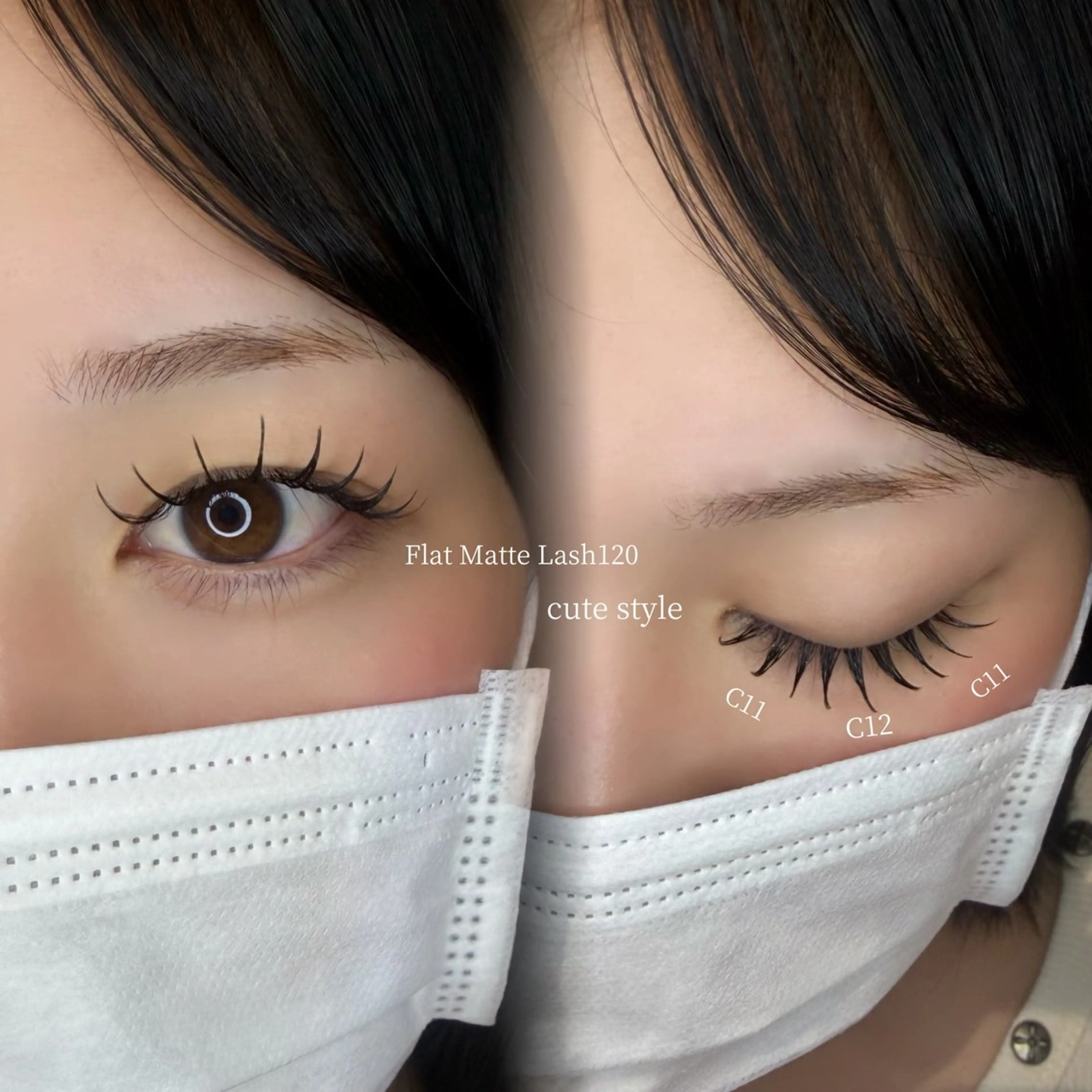 マツエク・マツパ マツエク K.Ura 𝜗𝜚のマツエク・マツパデザイン