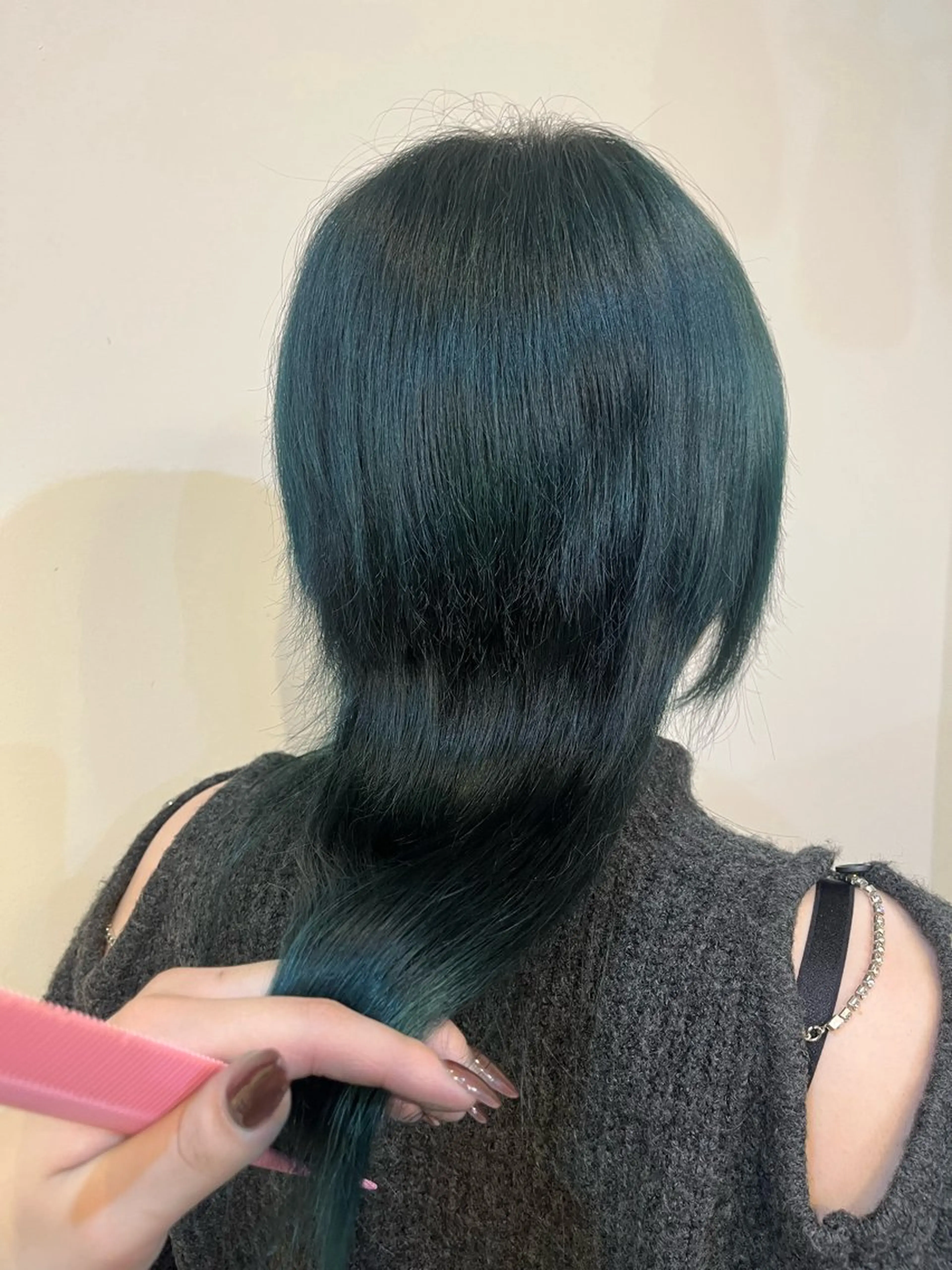 カットなしダブルカラーの写真