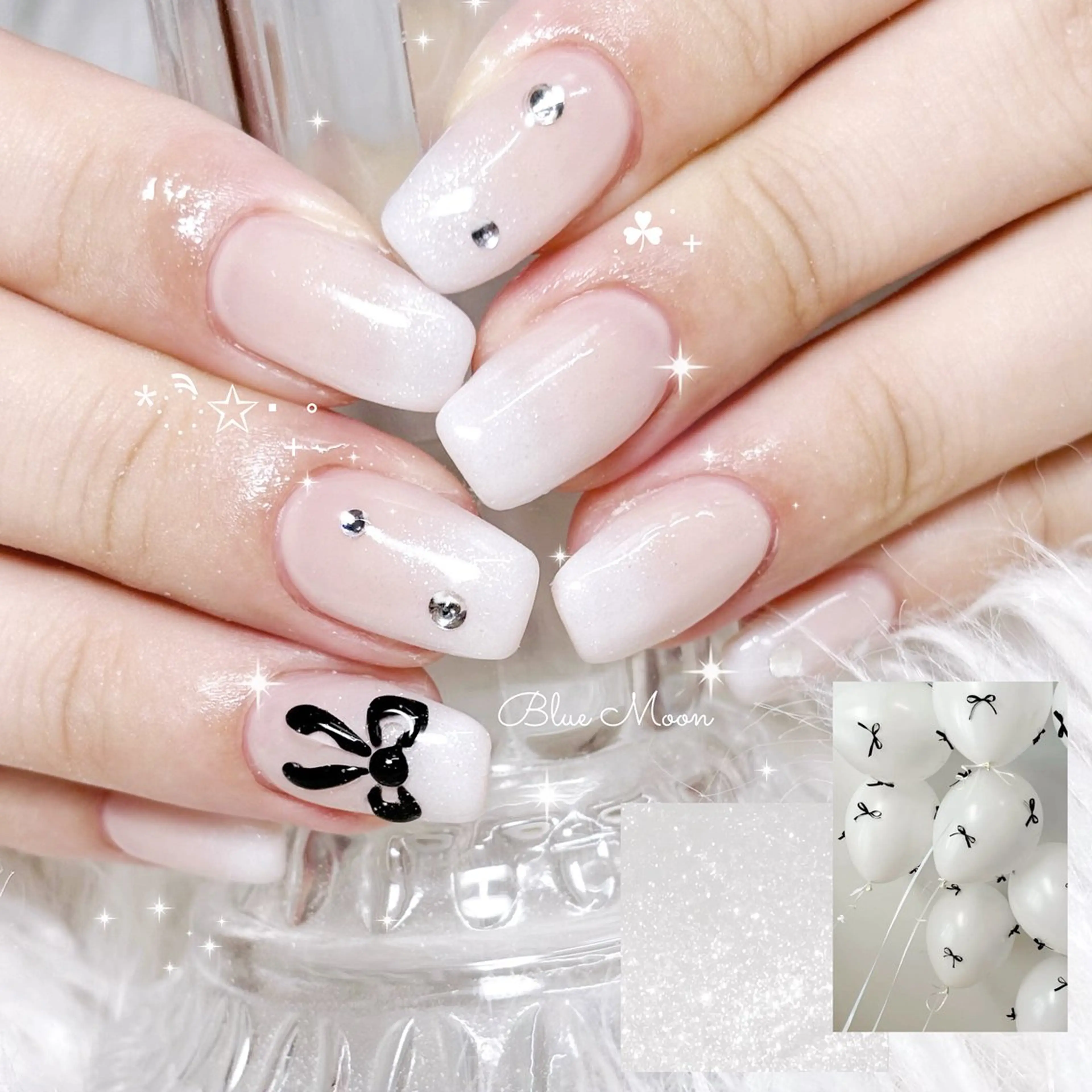 ネイル グラデーション ハンドネイル フットネイル ハンドケア nail salon Blue Moonのネイルデザイン