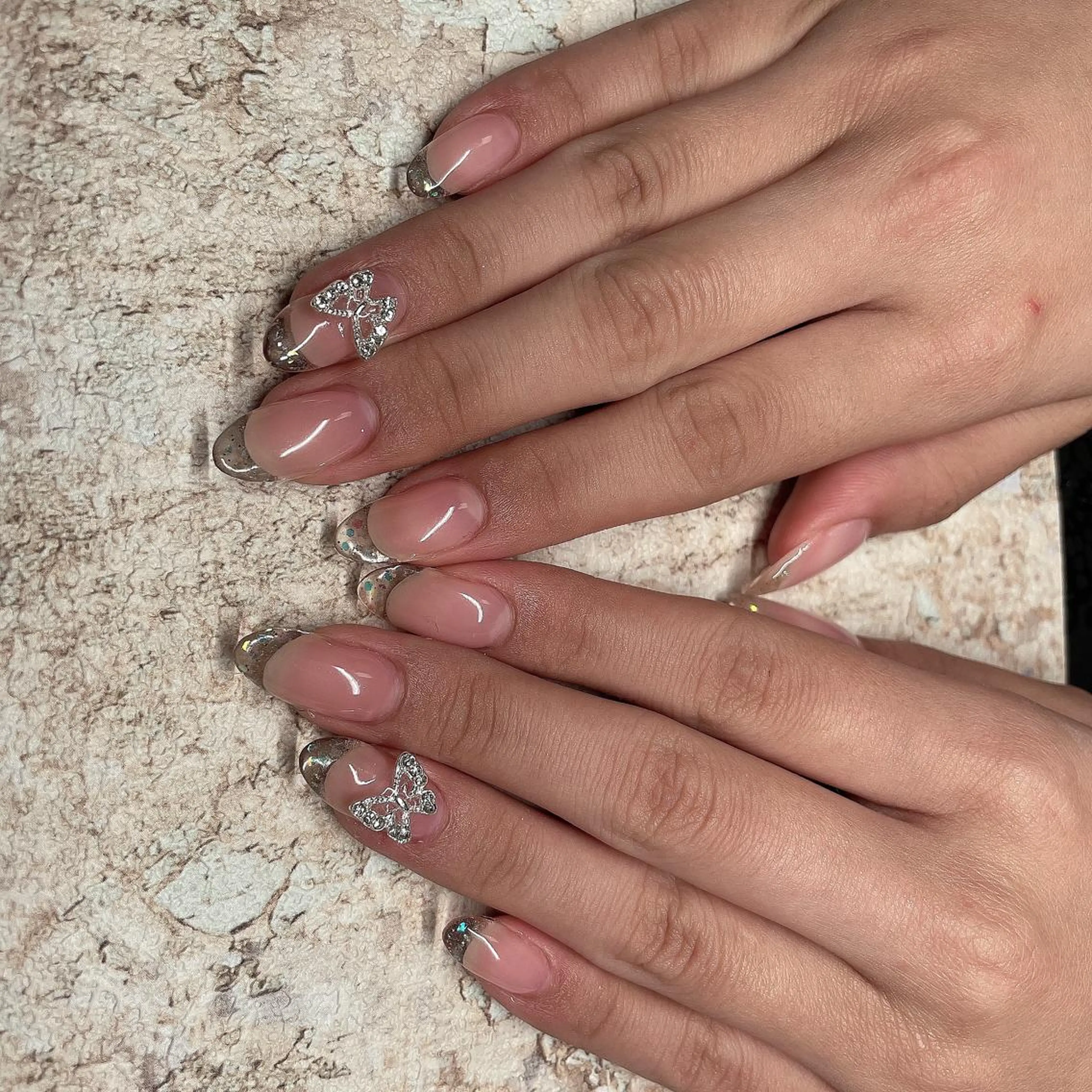 ネイル アートネイル フレンチネイル ジェルネイル グラデーション 韓国ネイル Nail room Bimano所属・Bimano seica♡+°のネイルデザイン