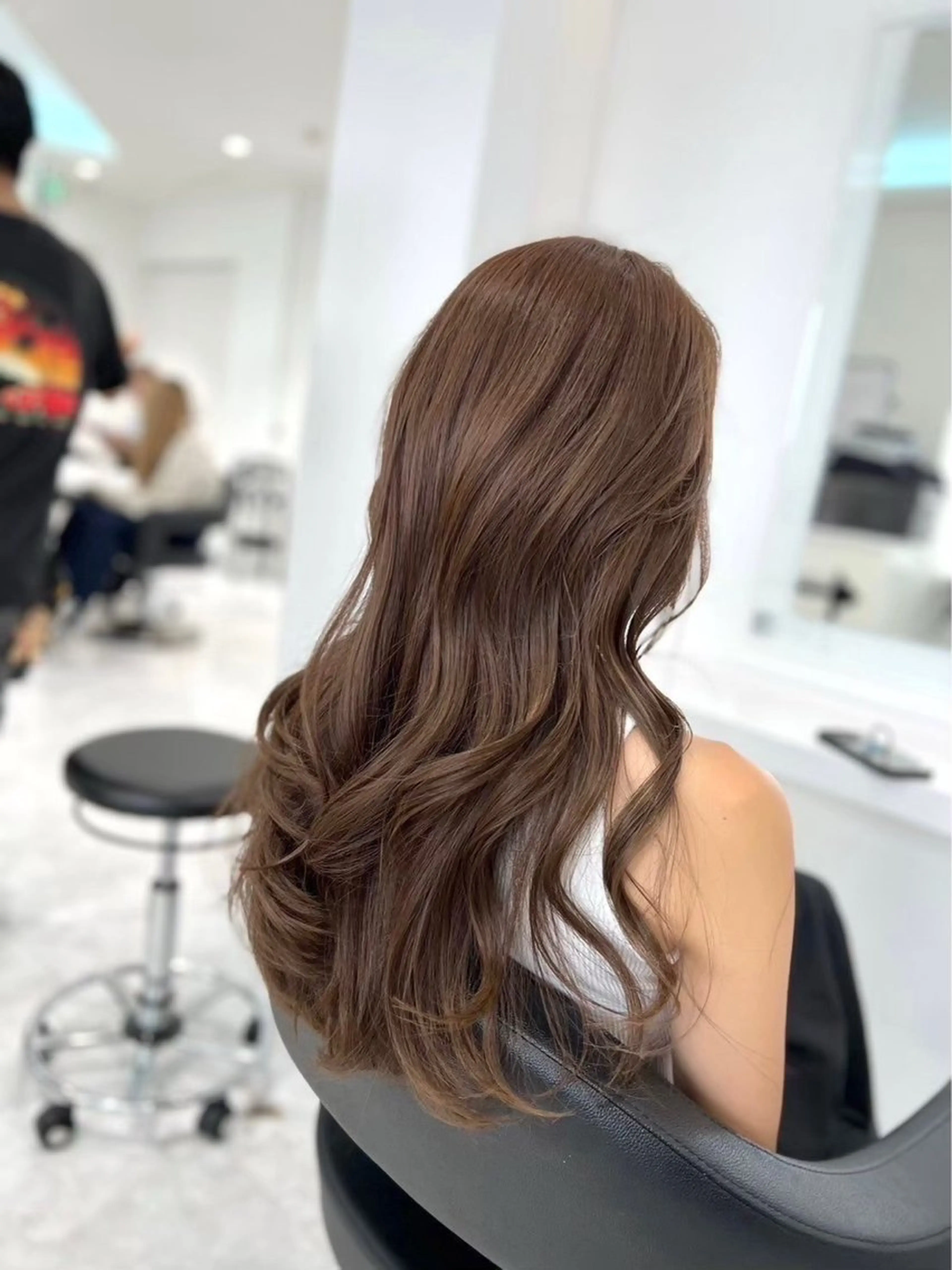 ロング カラー ヘアカラー 大人っぽベージュ🤍 当日予約◎ヒロトのヘアスタイル