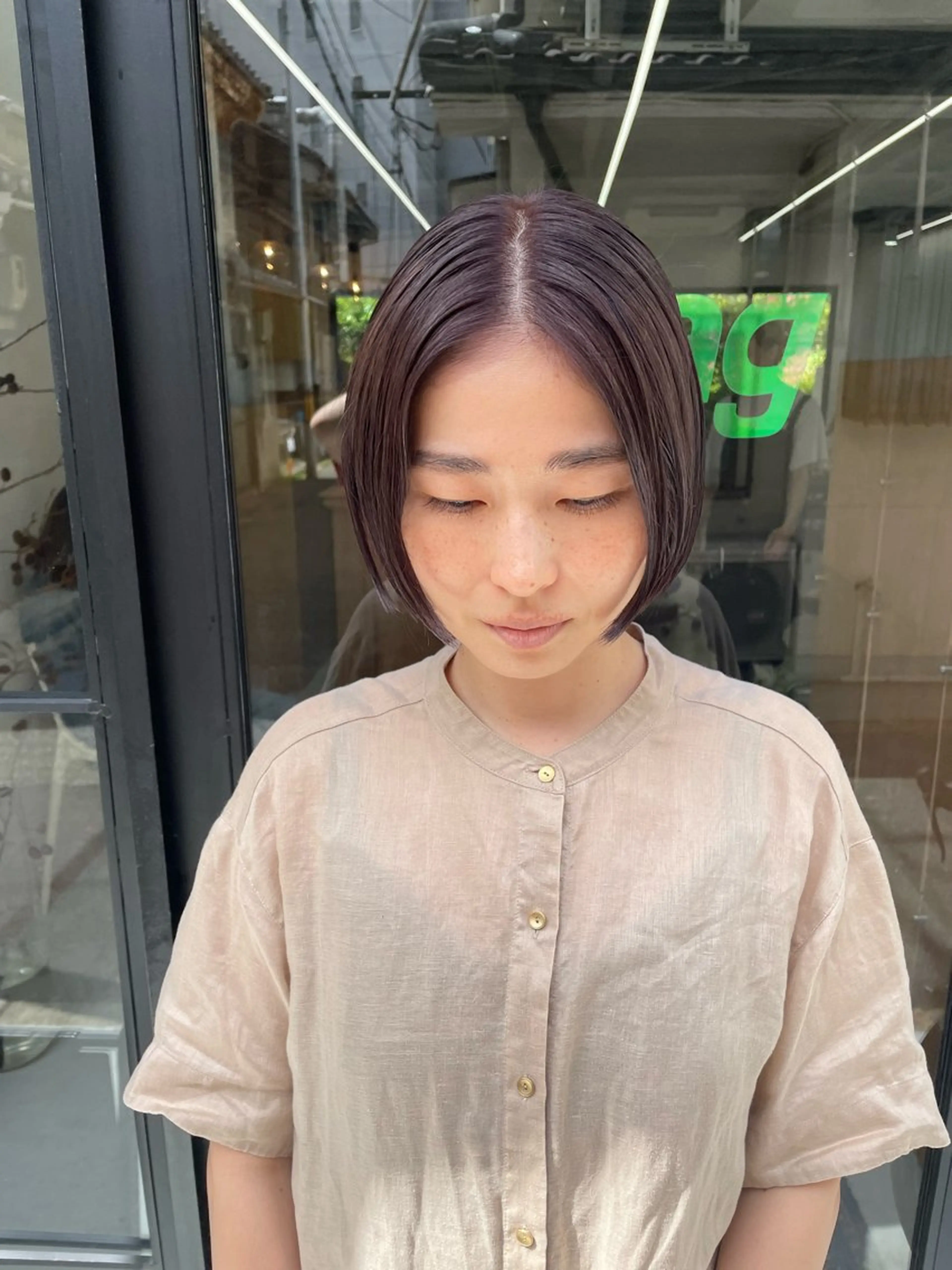 ミディアム カラー パーマ ヘアアレンジ メンズ カット ヘアカラー トリートメント tatsumi/ボブ ウルフ/レイヤーのヘアスタイル