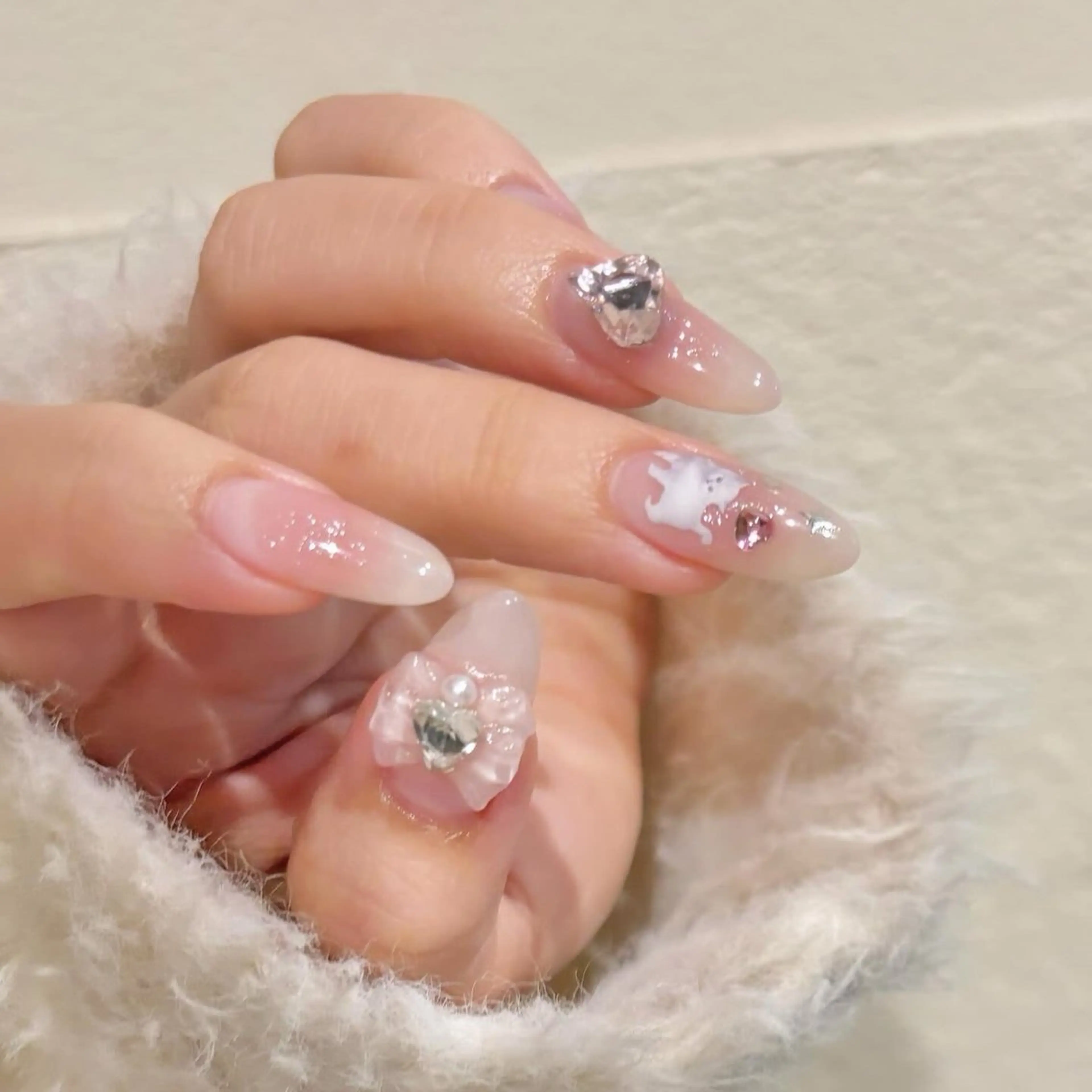 ネイル ハンドネイル ハンドケア ﾐﾙﾌｨｰﾕ /Tomoeのネイルデザイン