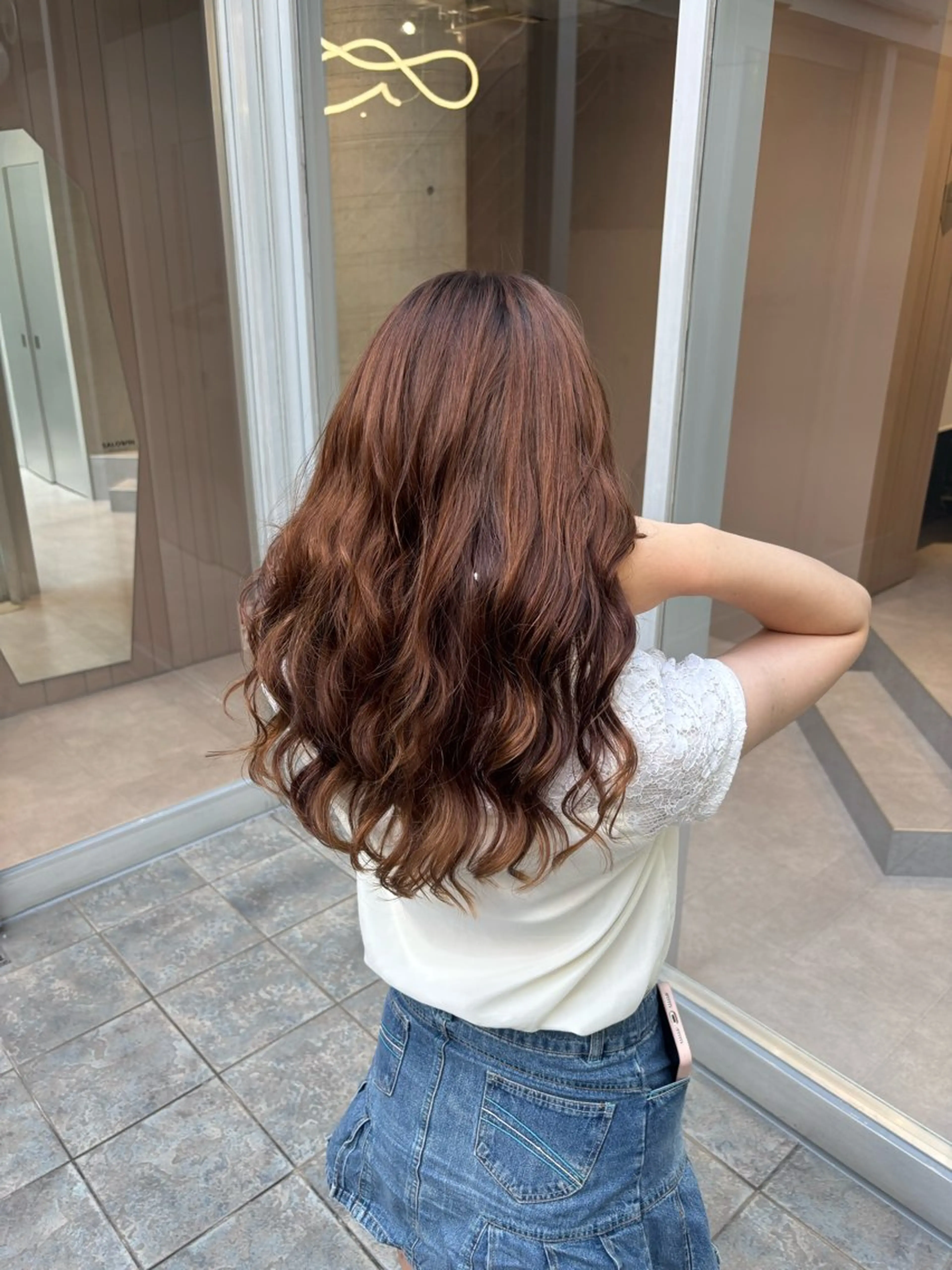 ロング パーマ 韓国風ヘア デジタルパーマ ストレートパーマ SALOWIN  表参道suite所属・✨モニター様募集✨ 縮毛矯正のプロのヘアスタイル