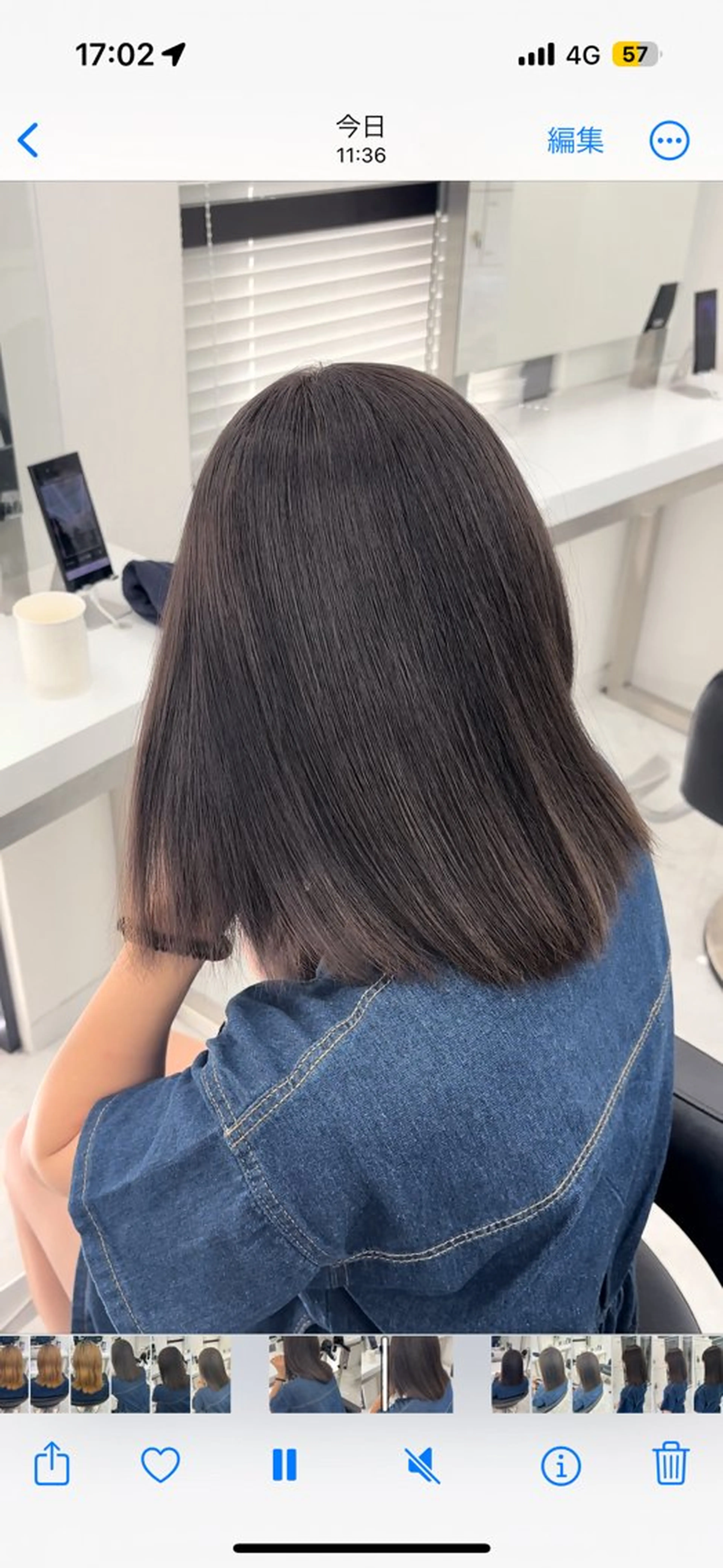 ミディアム カラー モテ髪💕ハイトーン ベージュ yuriaのヘアスタイル