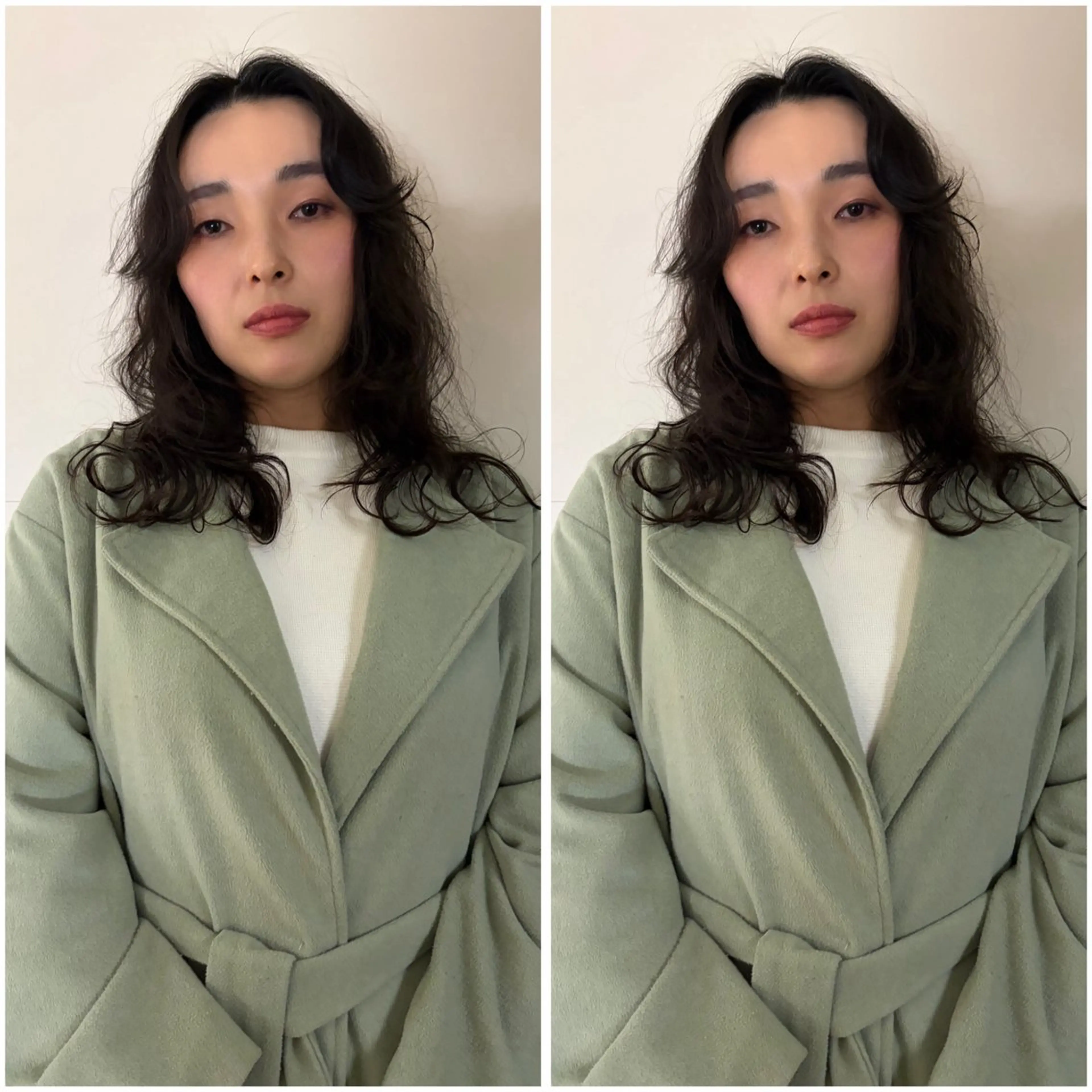 ミディアム ミディアムパーマ くせ毛 似合わせカット カット パーマ ボブ/パーマ kusa‪🌱‬のヘアスタイル