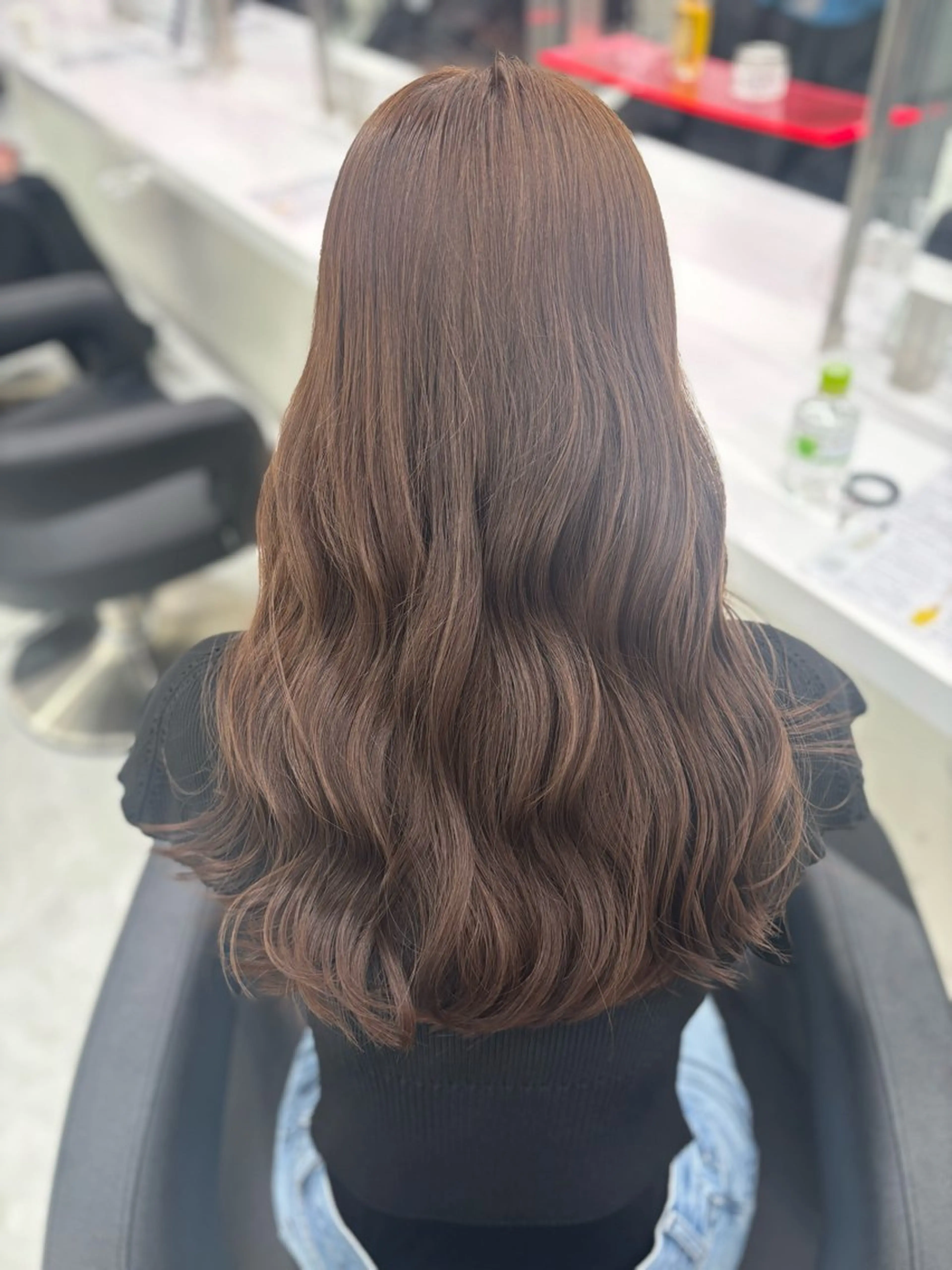 ロング ヘアカラー お洒落暖色 🍒AOI🍒のヘアスタイル