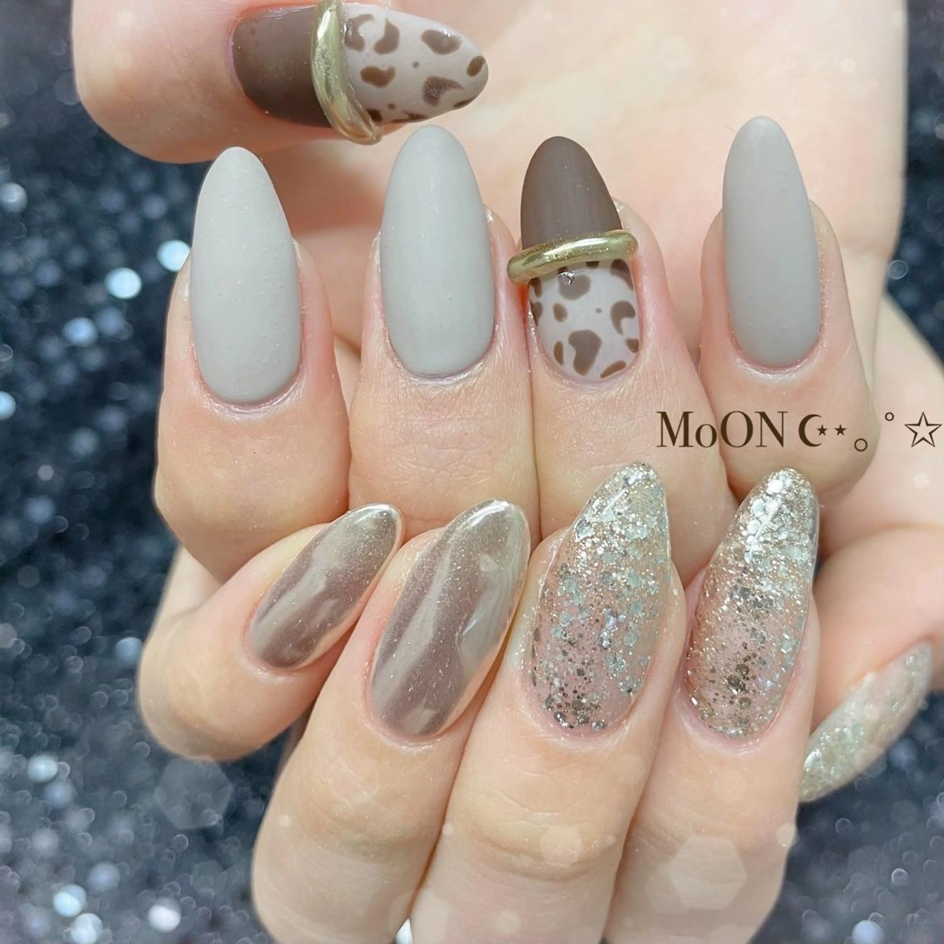 ネイル マットネイル ハンドネイル ハンドケア MoON...❤︎ MeGuのネイルデザイン
