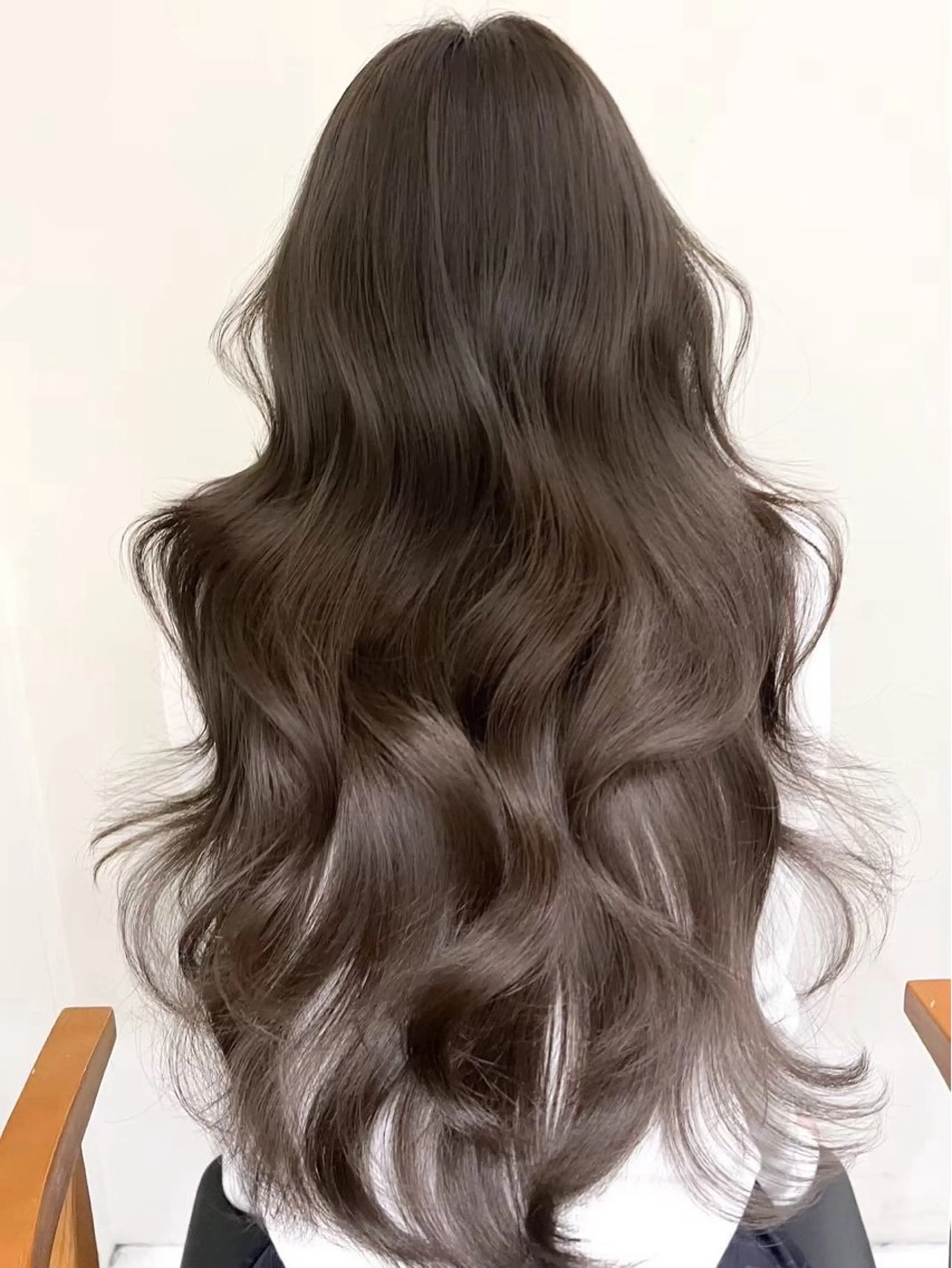 ロング カラー カット ヘアカラー トリートメント Amaretto かなのヘアスタイル