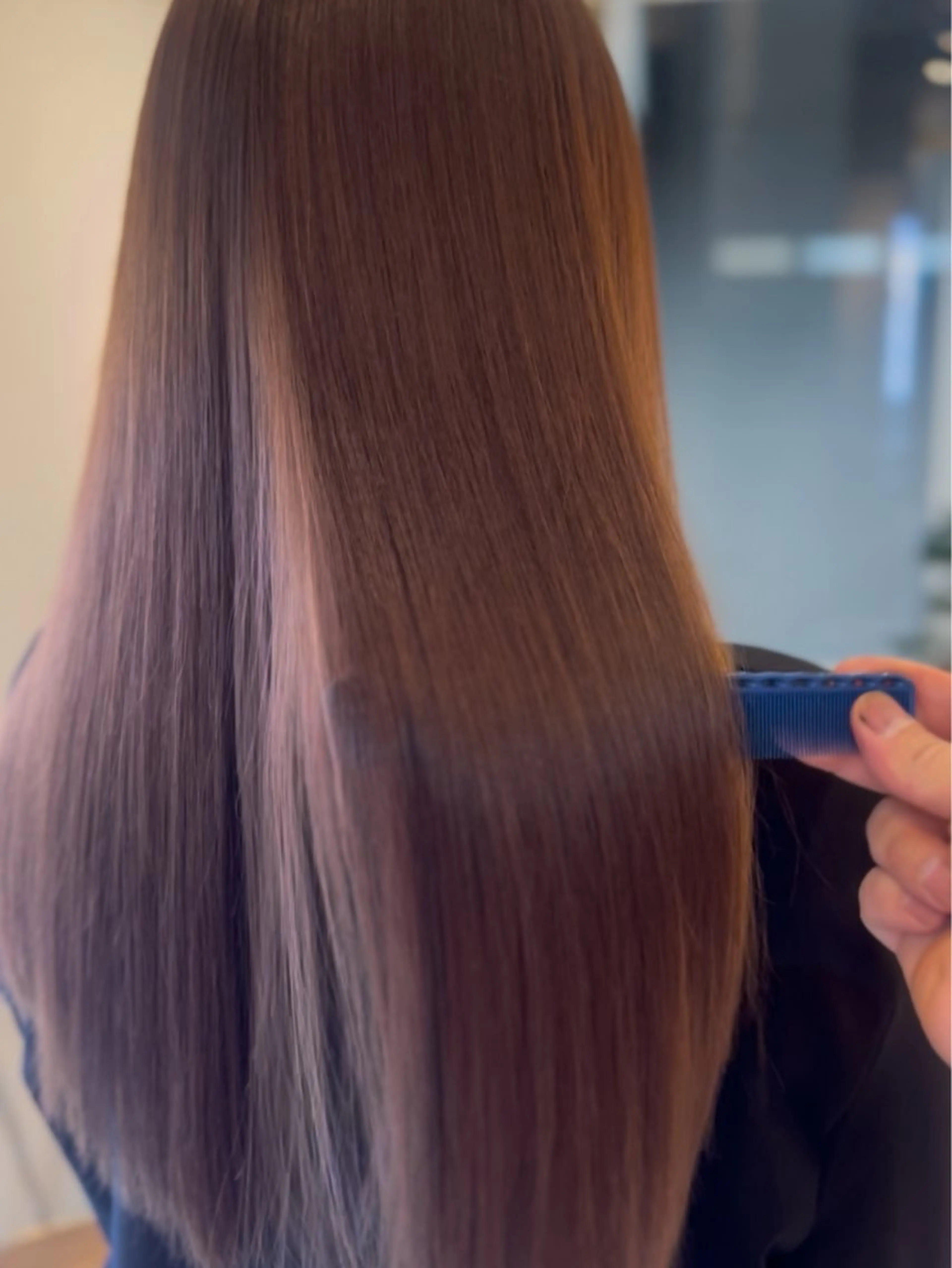 ロング カット 縮毛矯正 トリートメント CIEL大名店 髪質改善・Aujua認定サロン【髪質改善シエル】所属・CIEL天神／大名／ 縮毛矯正／髪質改善のヘアスタイル