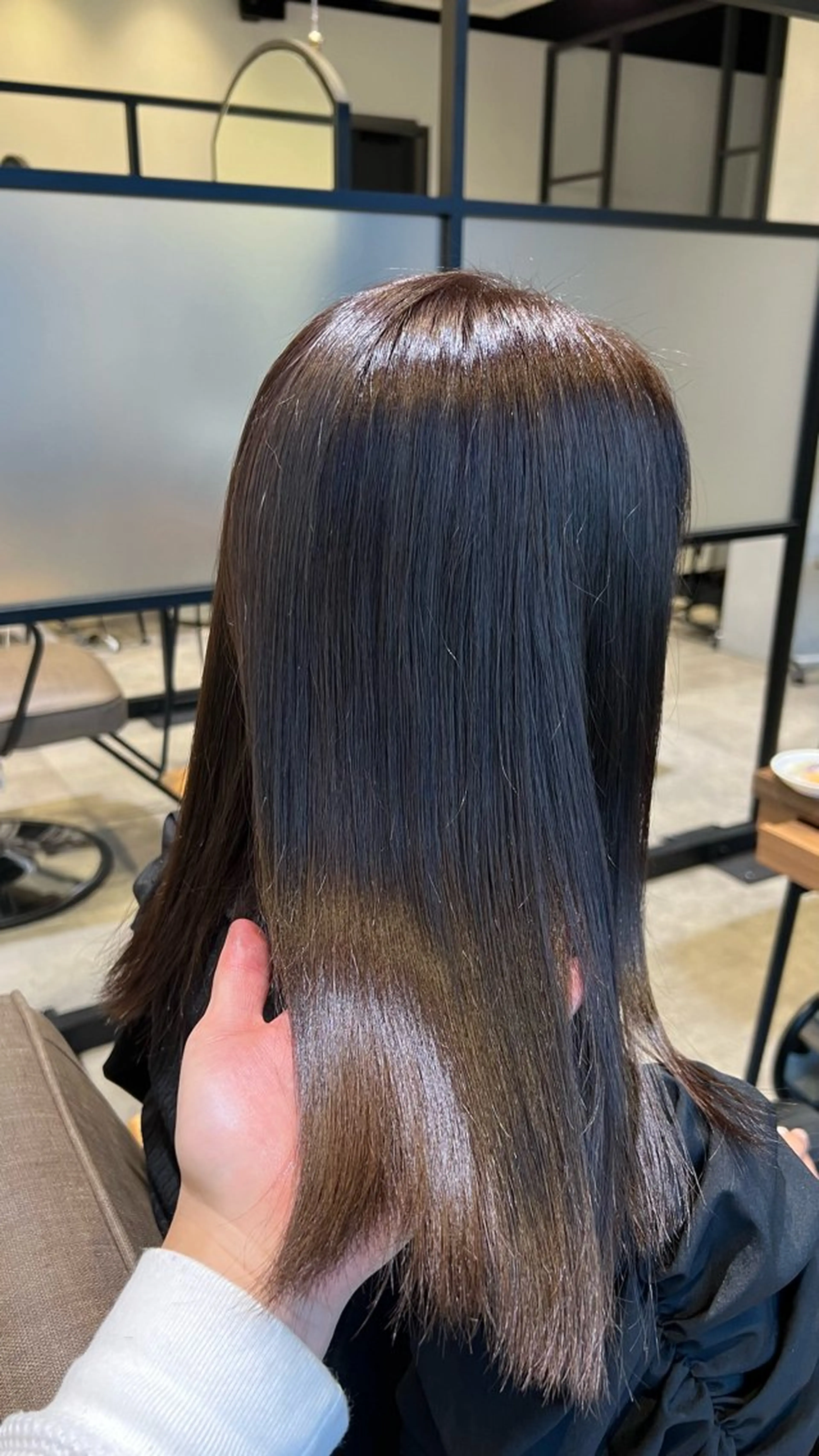 セミロング 髪質改善 縮毛矯正 Tress所属・毛流れパーマ特化/ むらたのヘアスタイル