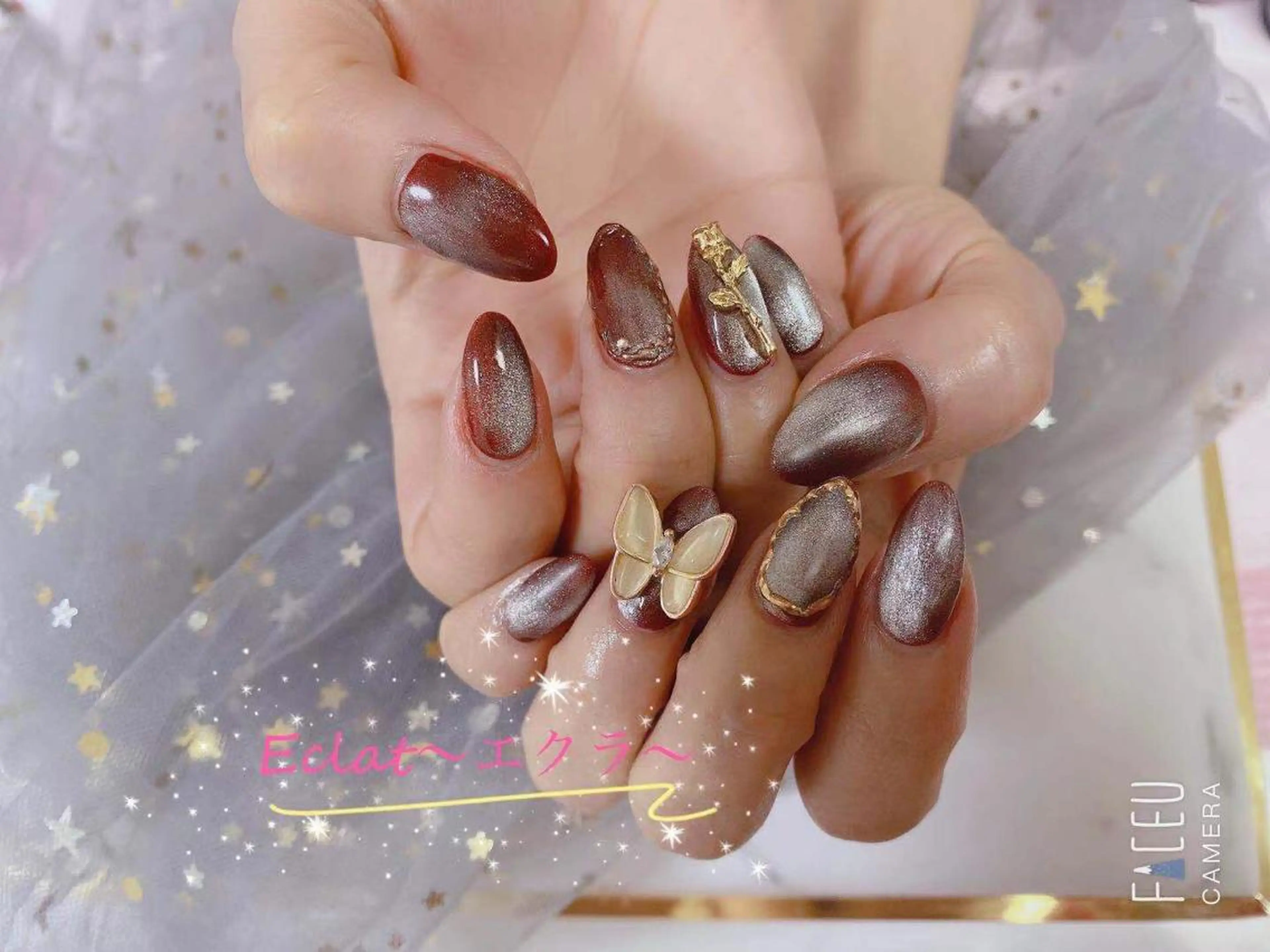 ネイル ネイルサロンエクラ 🫧Shizukaのネイルデザイン