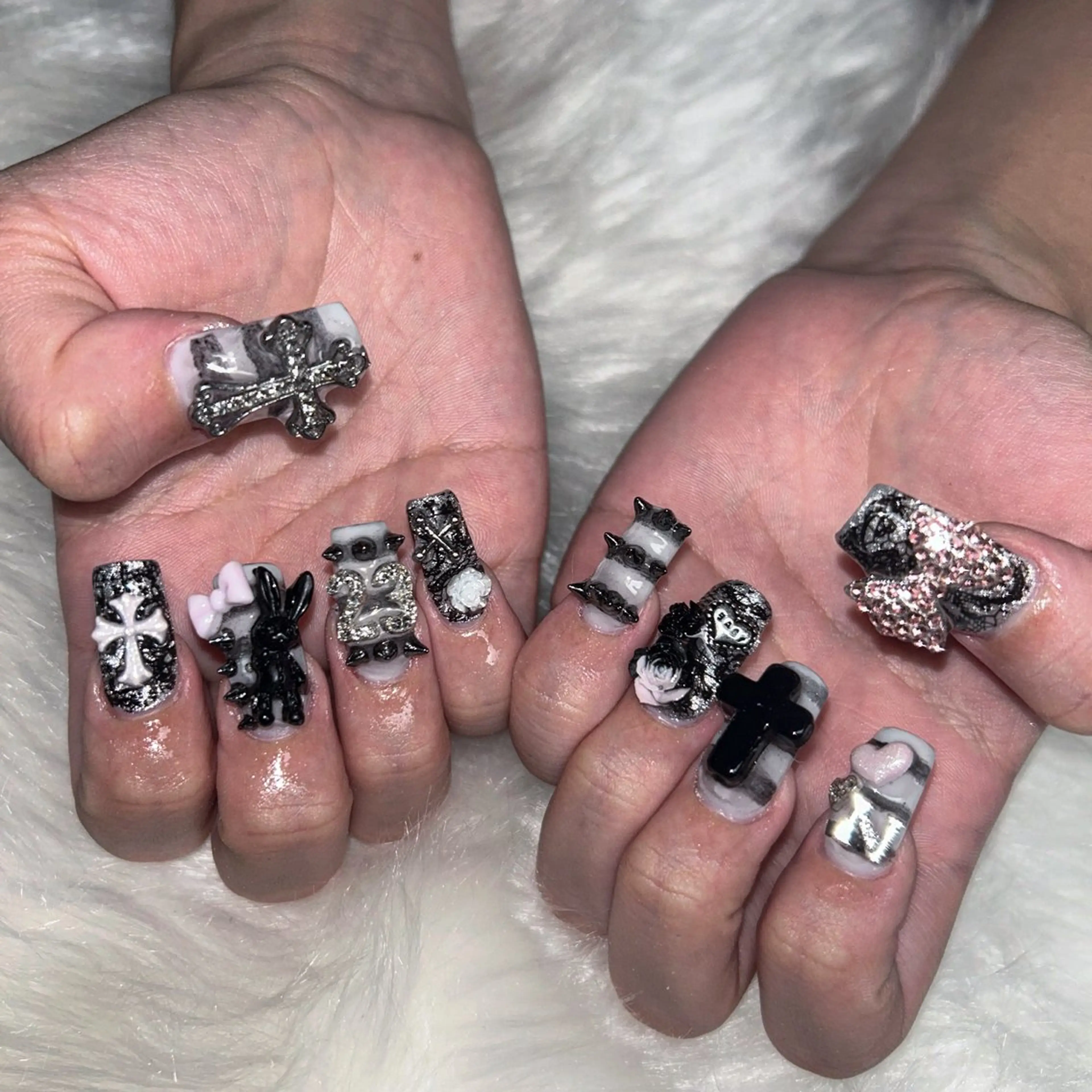 ショート ショートヘア Re:lith所属・猫夢 にゃむのネイルデザイン