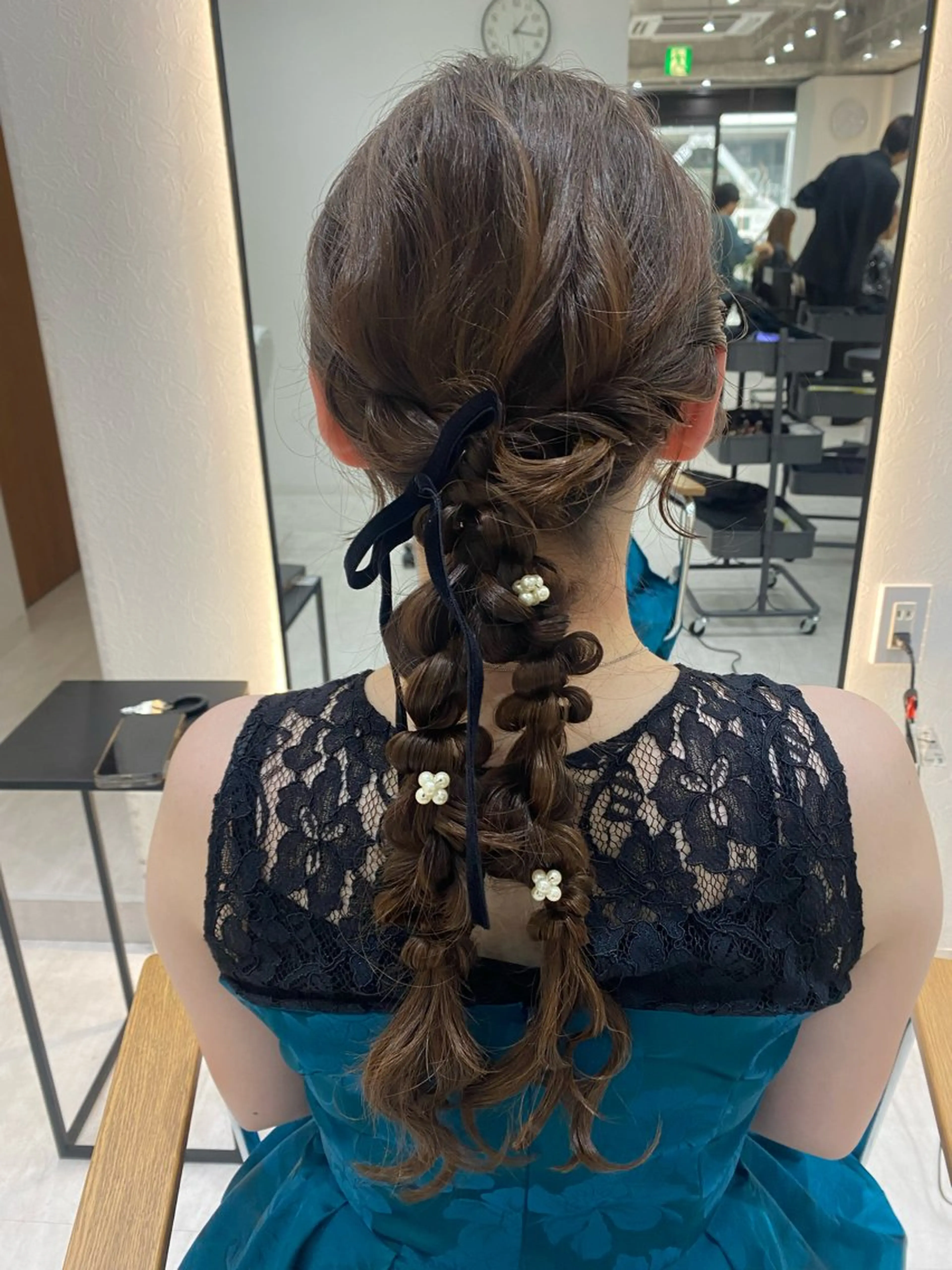 ロング ヘアセット 髪質改善/艶カラー 🎀ヘアアレンジ🎀のヘアスタイル