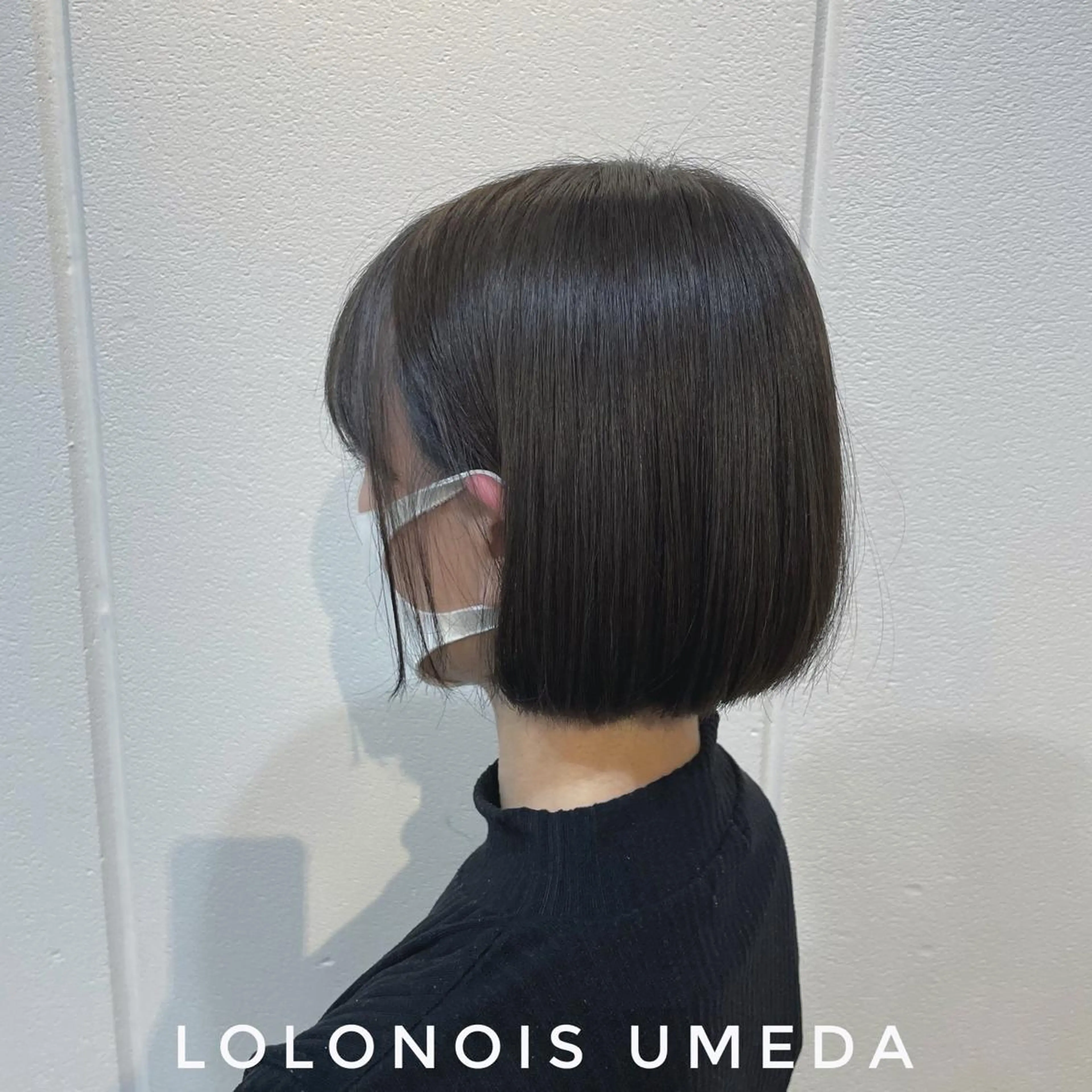 ショート カラー ボブ Lolonois梅田 /Okazaki:)のヘアスタイル