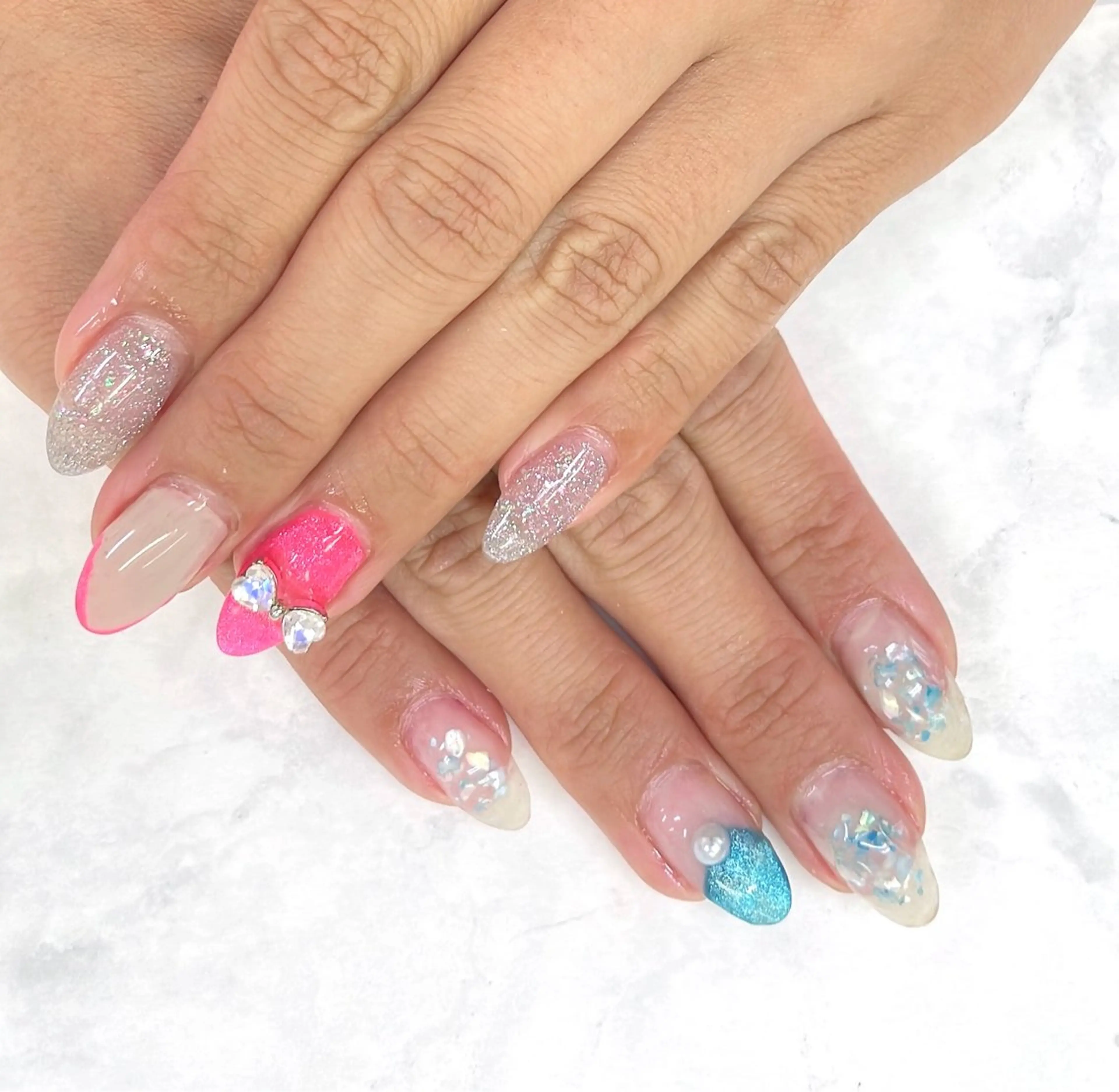 ネイル マグネットネイル ハンドネイル iku🌷 by 上福岡らんらんのネイルデザイン