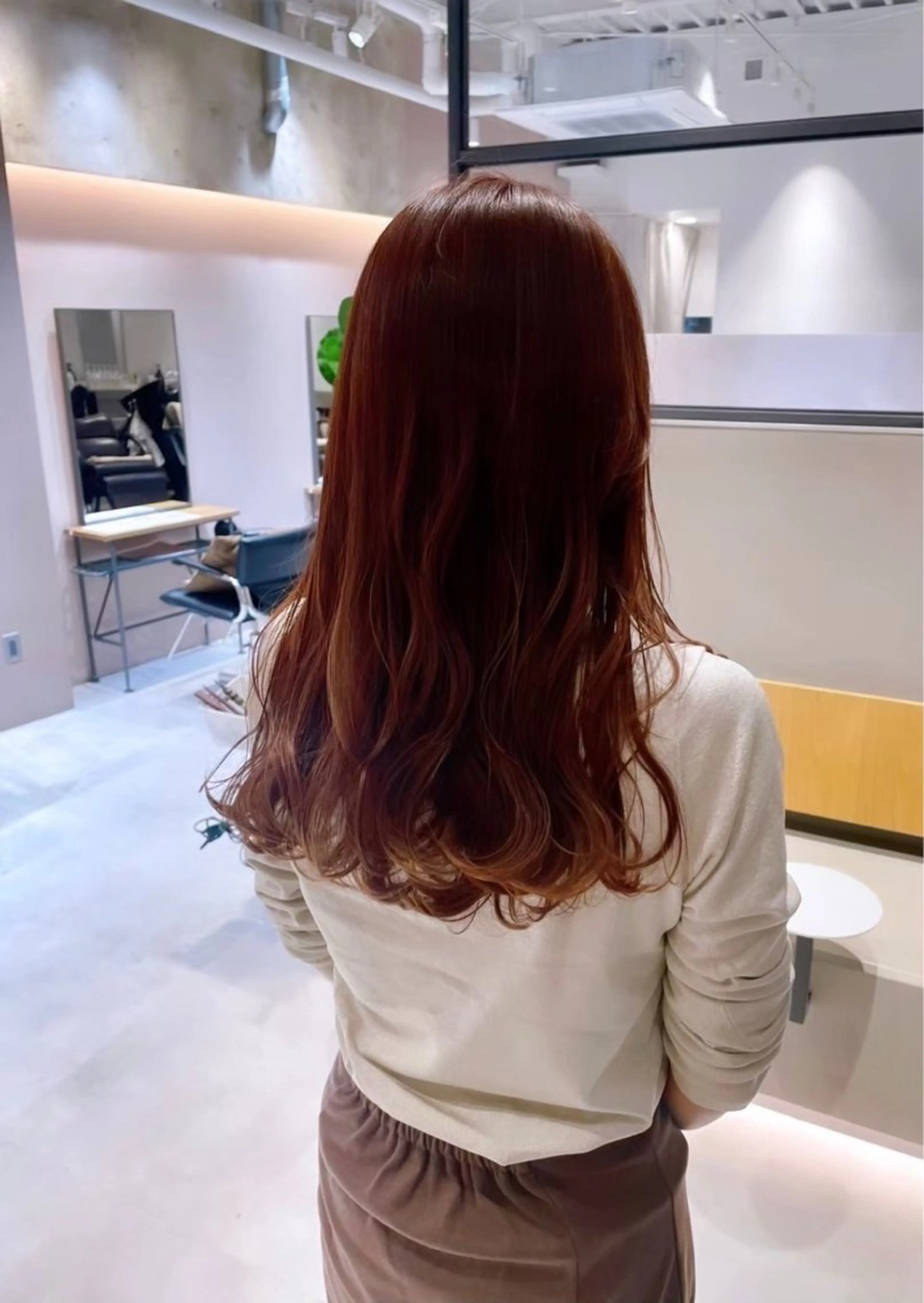 ロング カラー カット ヘアカラー トリートメント ✨艶髪職人艶カラー✨ 中本輝人のヘアスタイル