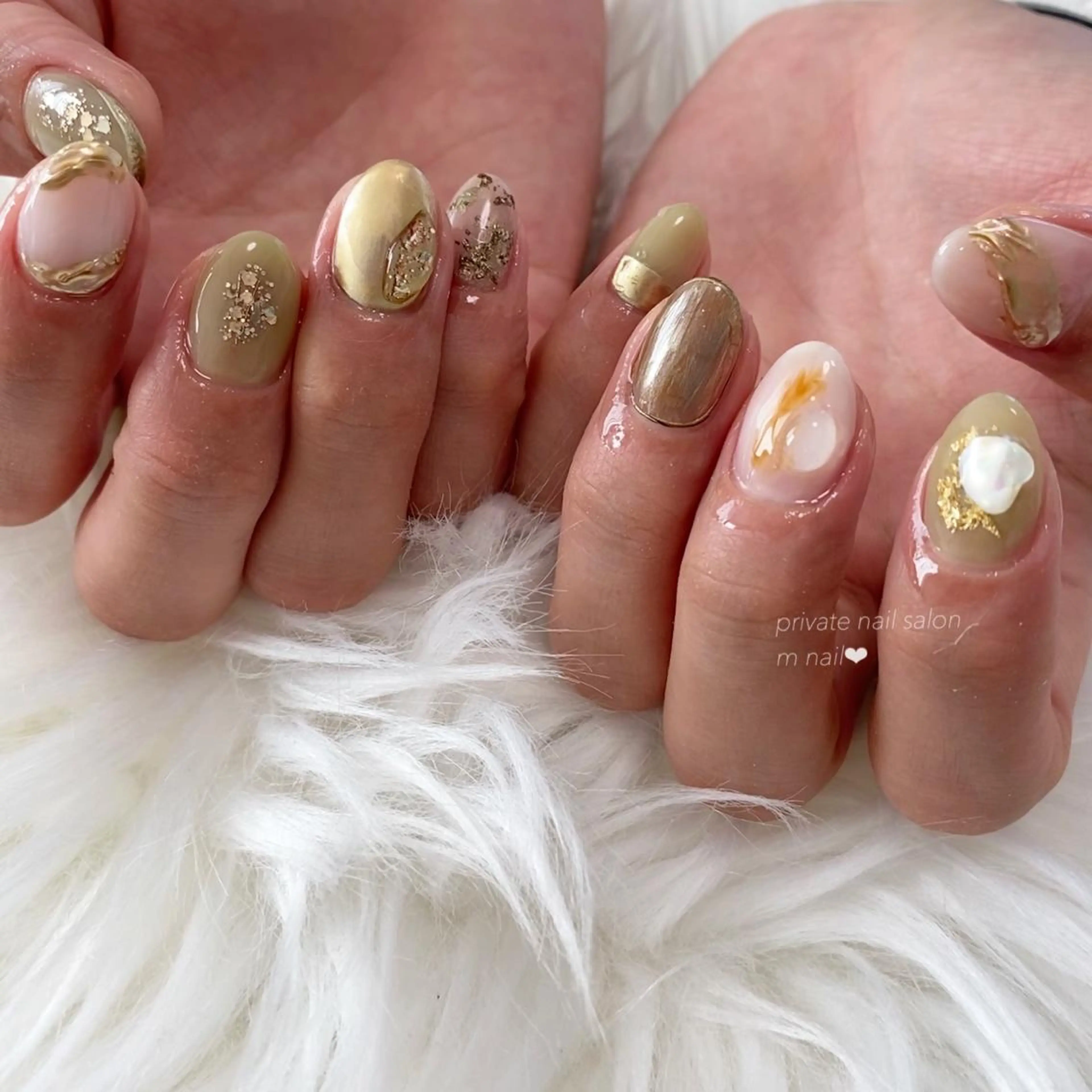 ネイル 持ち込み ハンドネイル 小河原 舞のネイルデザイン